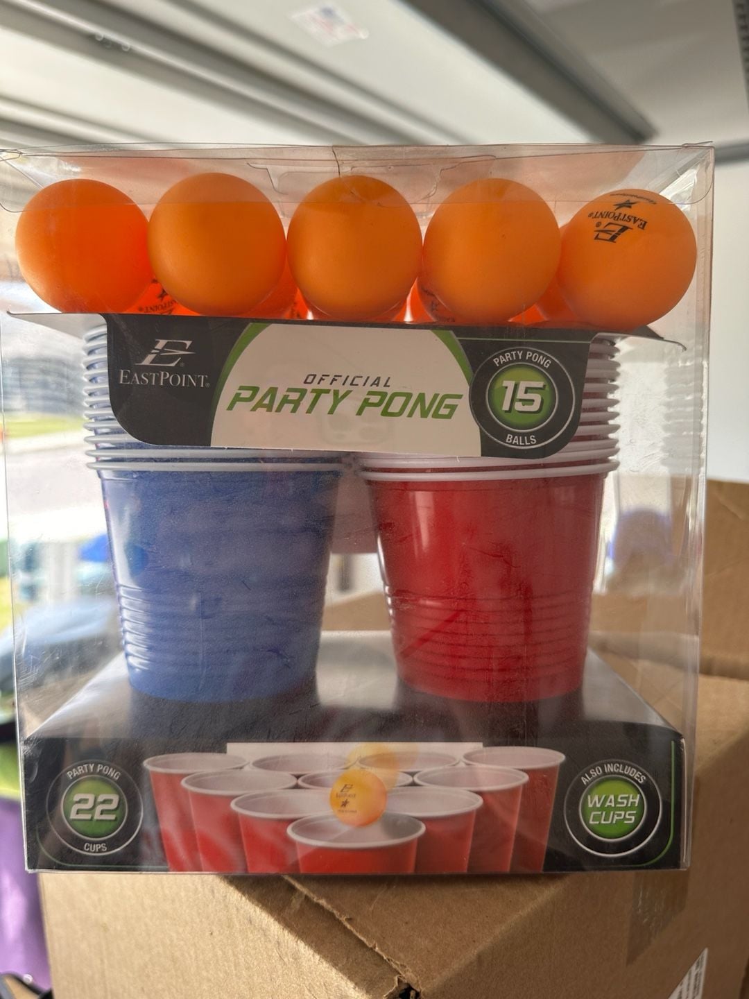 EastPoint Sports Official Party Pong Game Set 22 Cups 15 Balls New 1