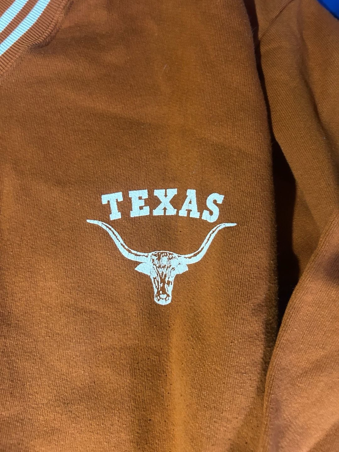 Russell Athletic Texas Longhorns V-Neck Sweatshirt Size L 3