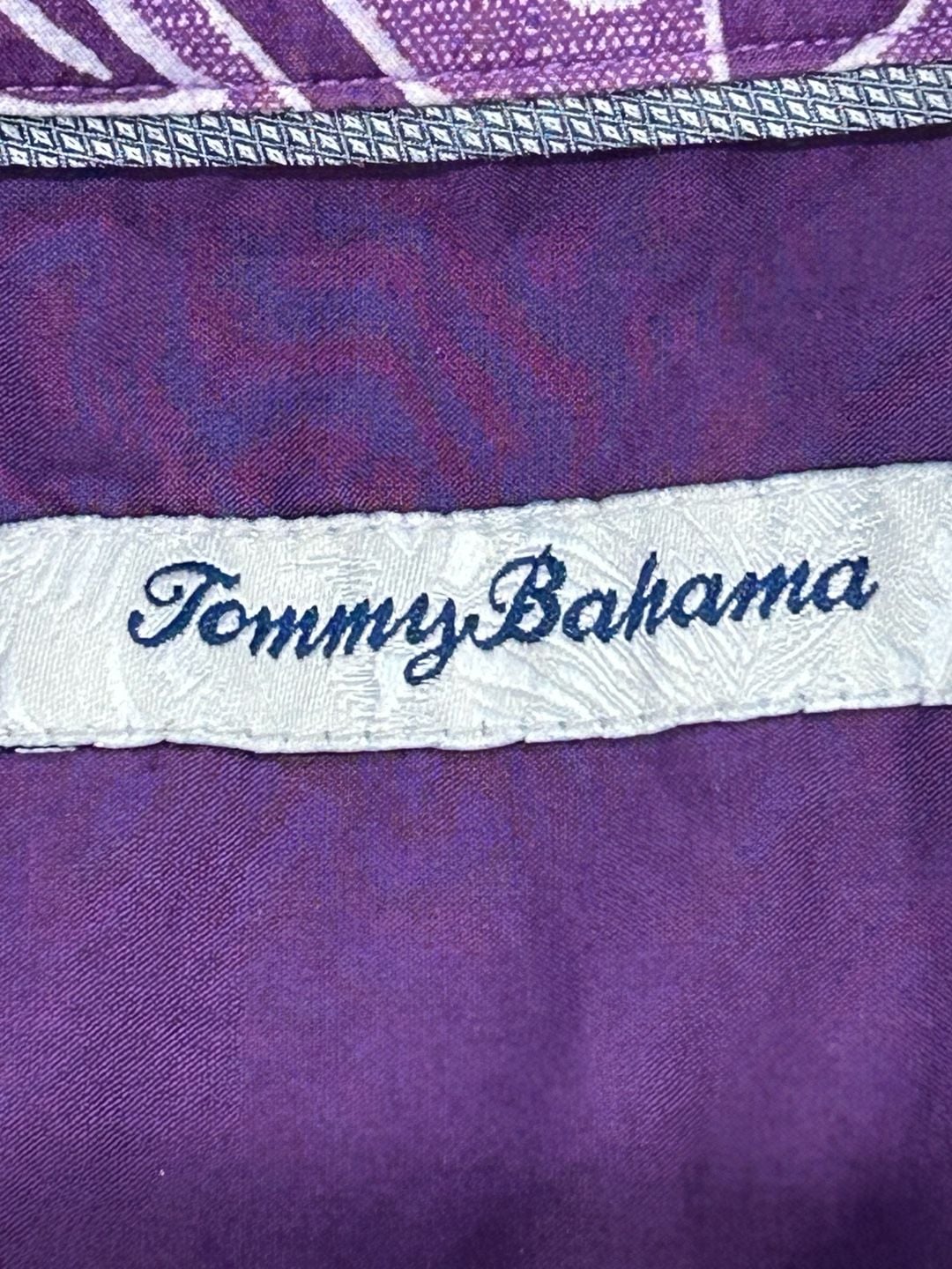 Tommy Bahama LSU Tigers Silk Short Sleeve Shirt Size S 5