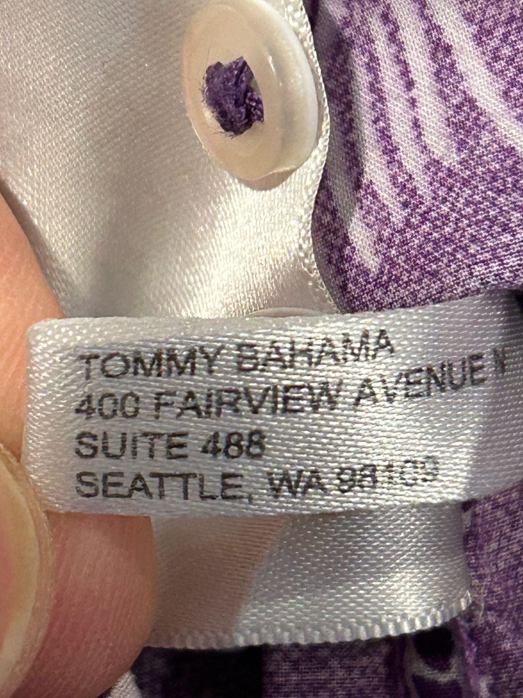 Tommy Bahama LSU Tigers Silk Short Sleeve Shirt Size S 10