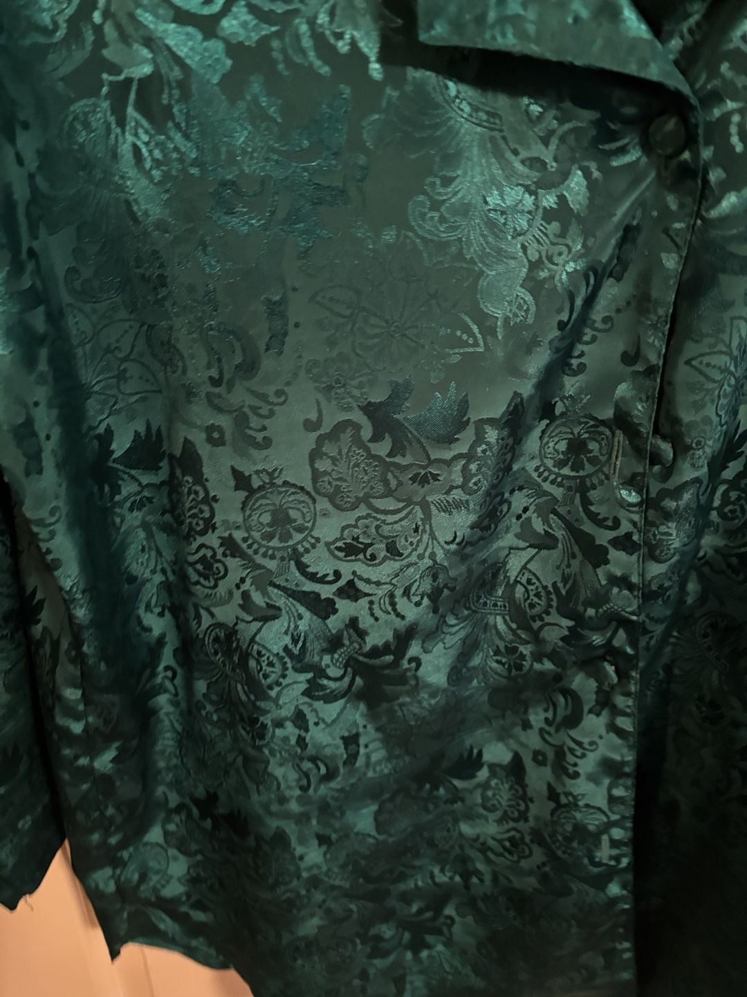 Victoria's Secret Vintage Silk Pajama Top Size M/L 3