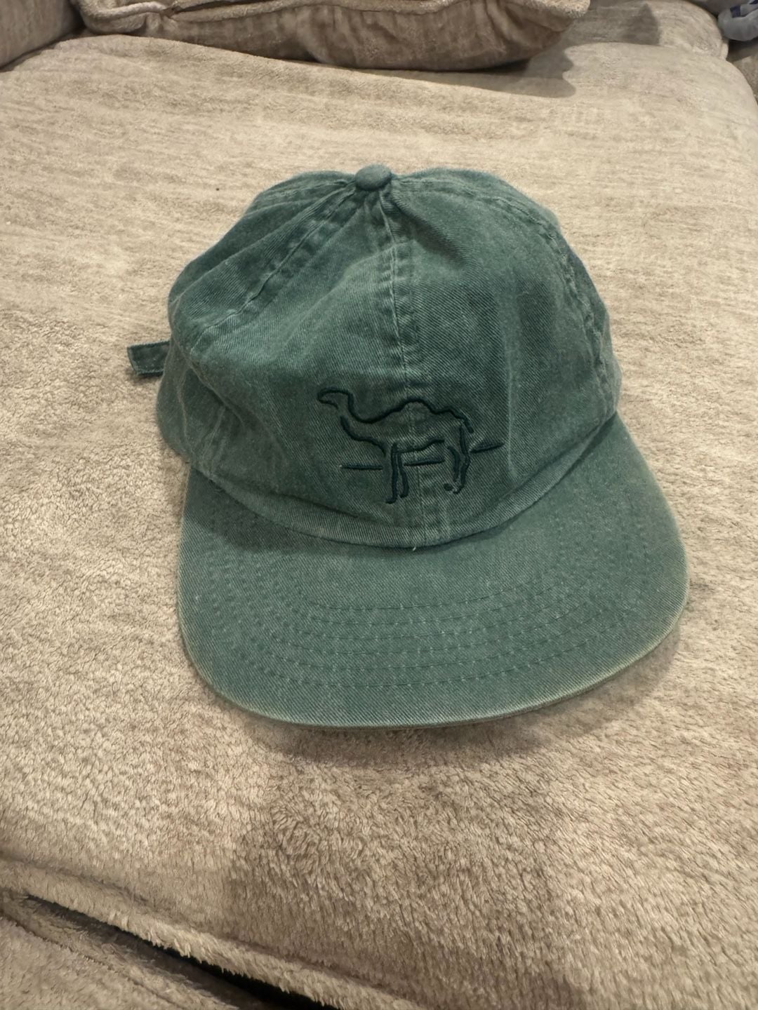 Camel Cigarettes Vintage Embroidered Logo Green Baseball Hat 2