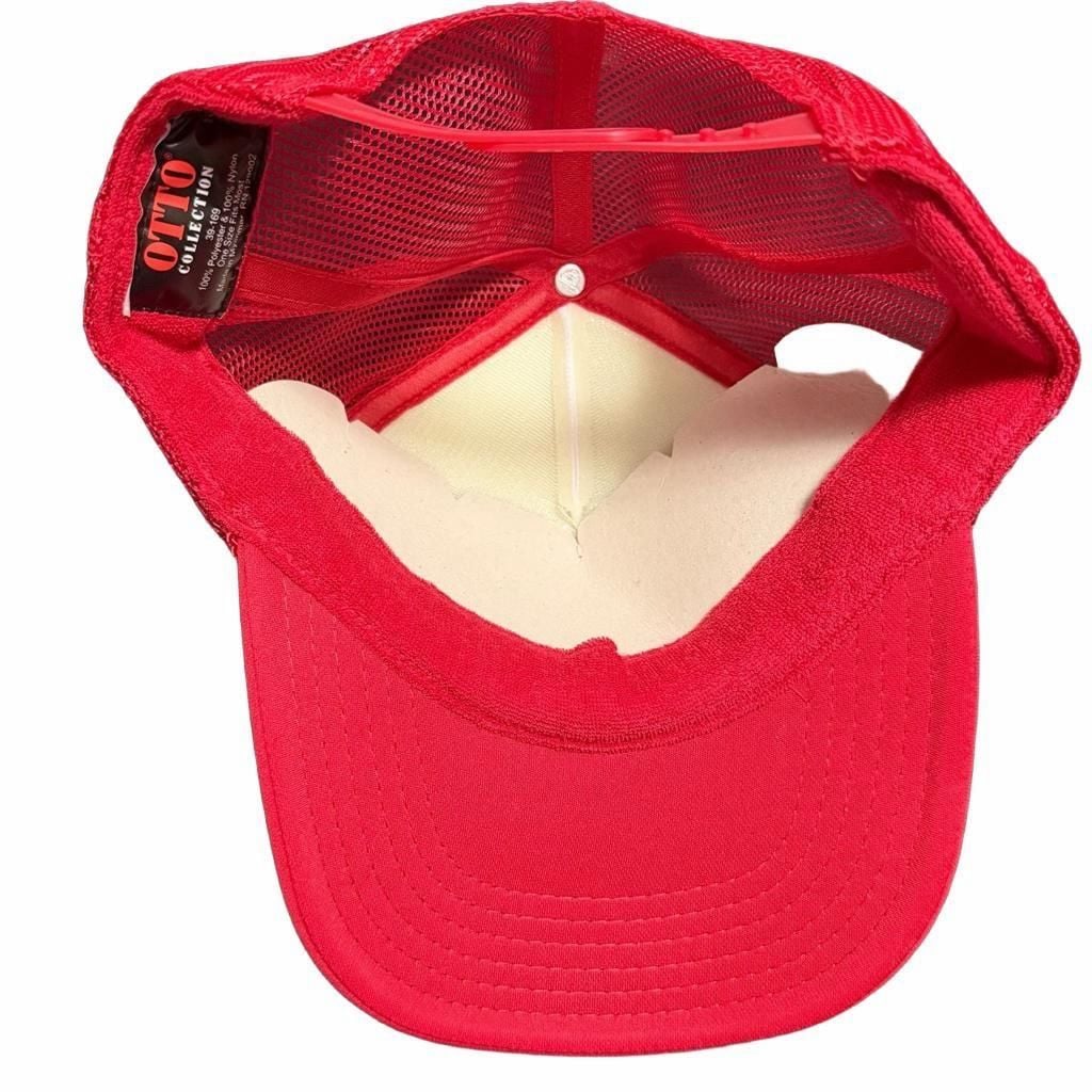Wienerschnitzel I Love Wieners Red White Mesh Trucker Hat Otto Snapback Cap 5