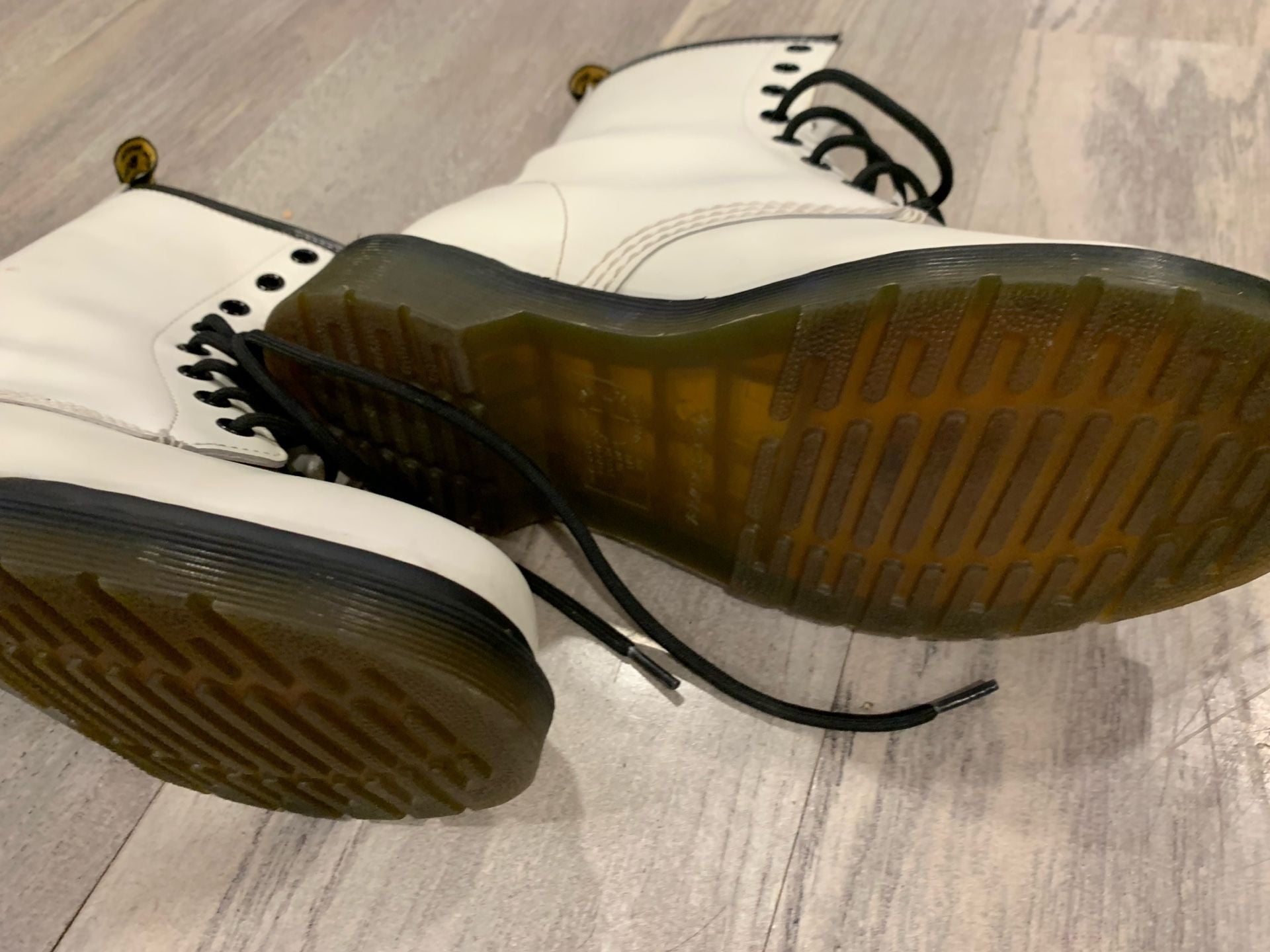 Dr. Martens 1460 Smooth Leather Boots White 4