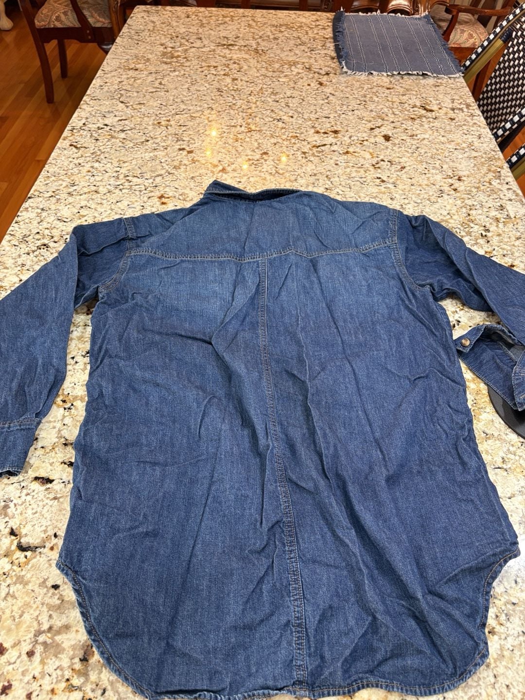 Sofia Jeans by Sofia Vergara Denim Shirt Size S (4-6) Blue Long Sleeve Top 10