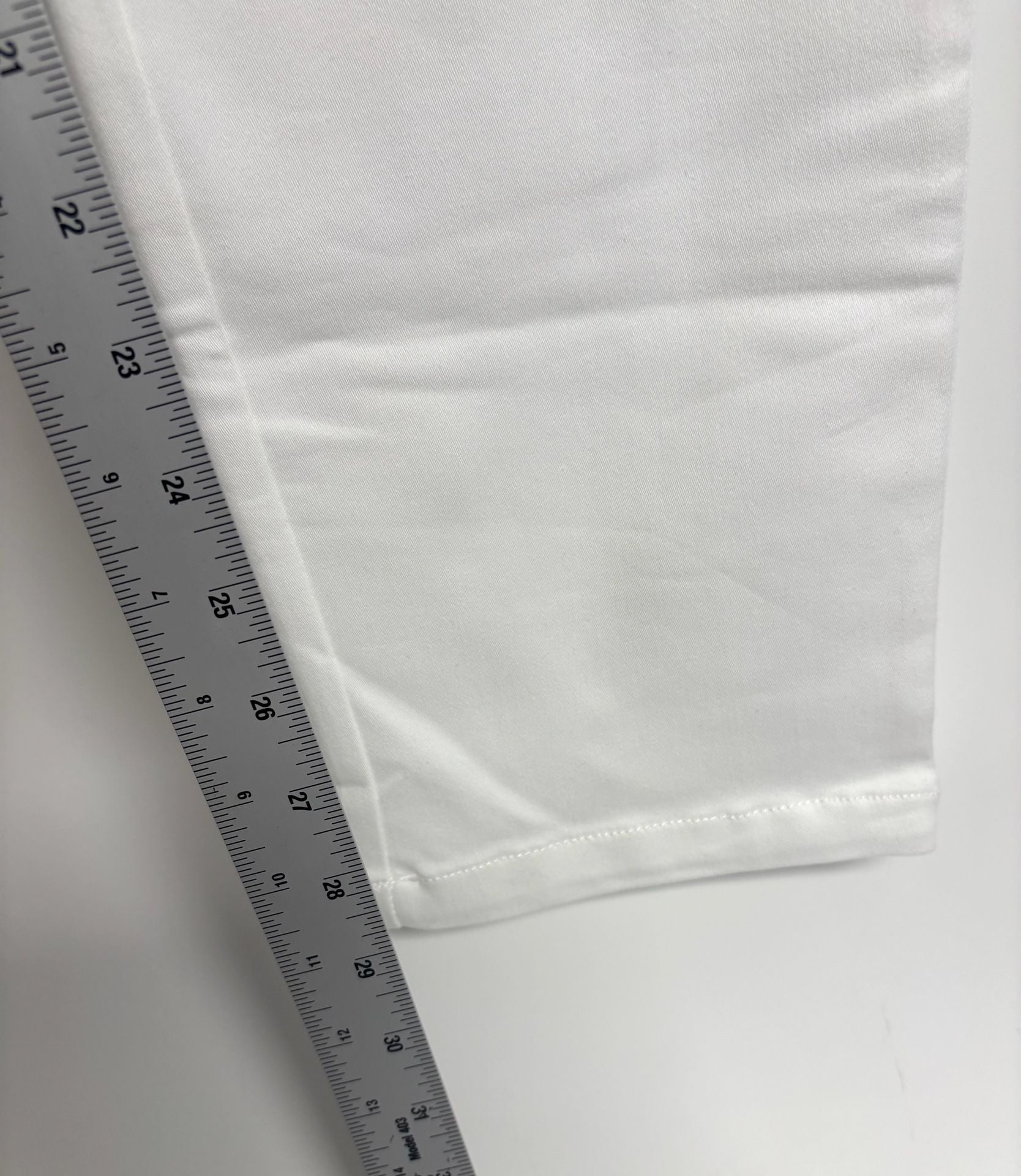  Jriggs  Pants Size 10 White Pull-On Stretch Slim Leg 7