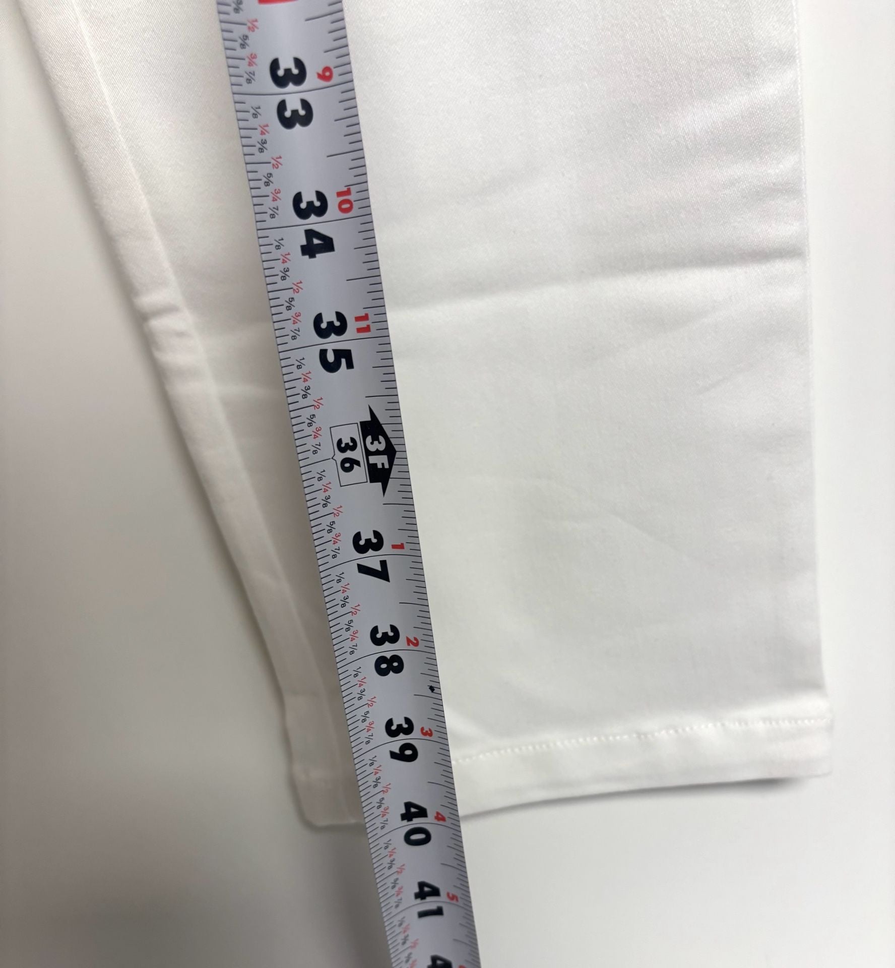  Jriggs  Pants Size 10 White Pull-On Stretch Slim Leg 8