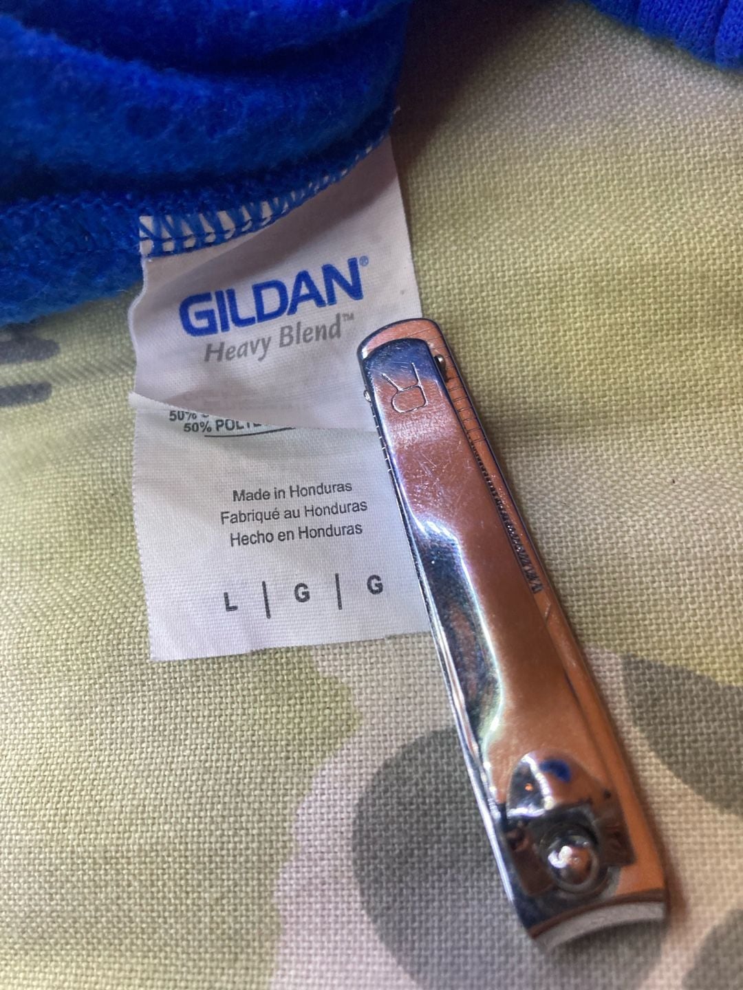 Gildan Heavy Blend South Tahoe Sweatpants Size L Blue 4