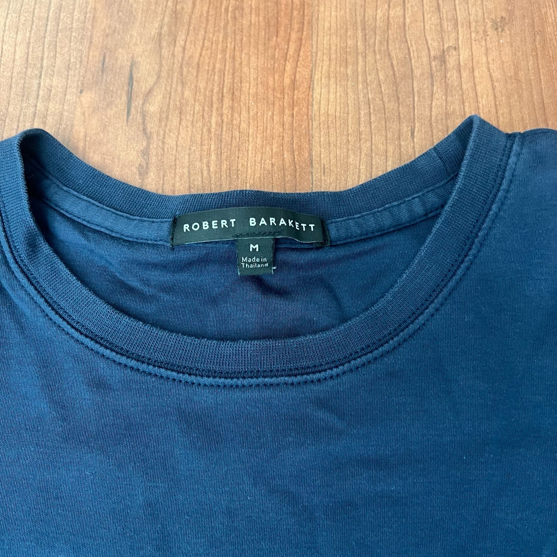 Robert Barakett The Barakett T Size M Blue Night Pima Cotton Casual Jersey Tee 3