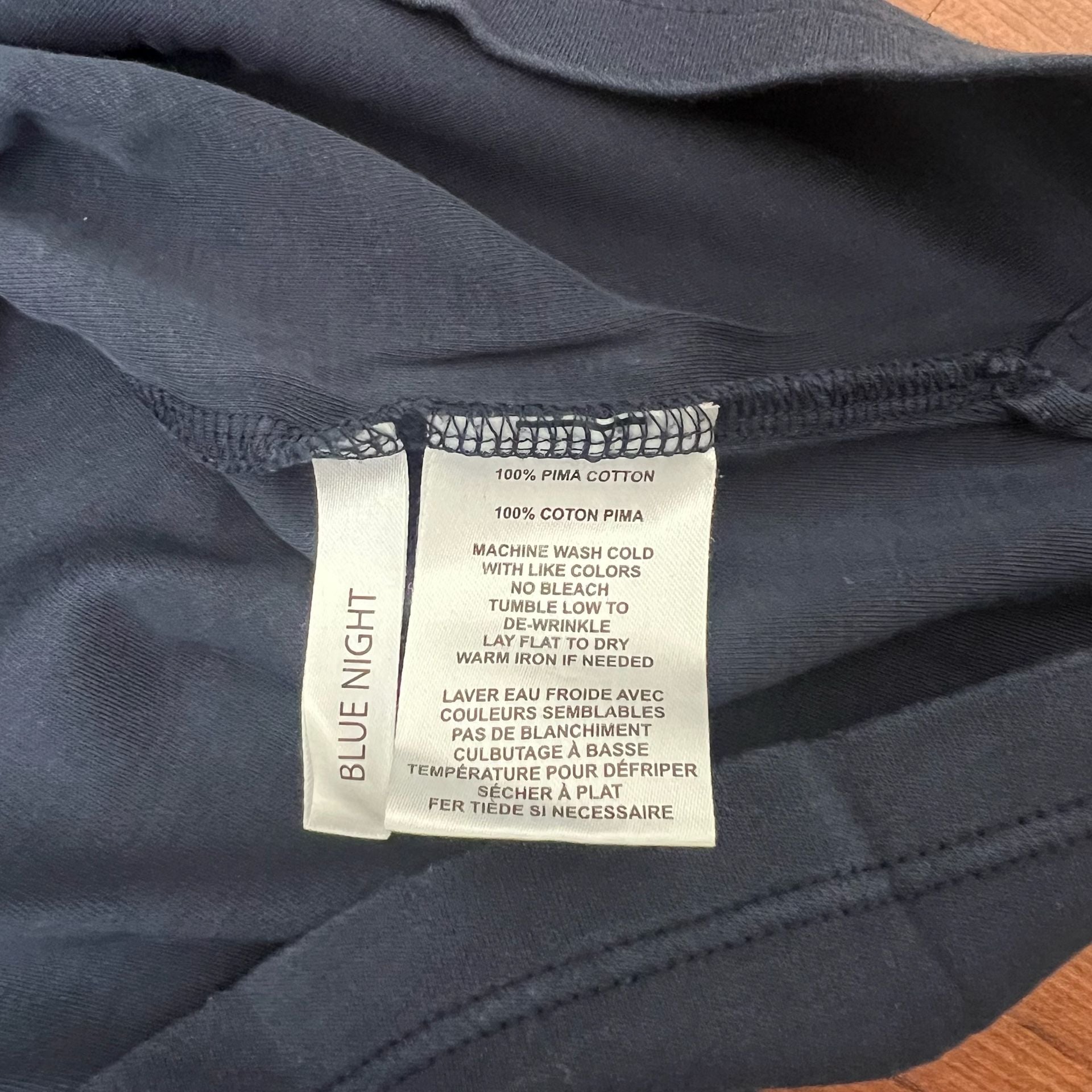 Robert Barakett The Barakett T Size M Blue Night Pima Cotton Casual Jersey Tee 5