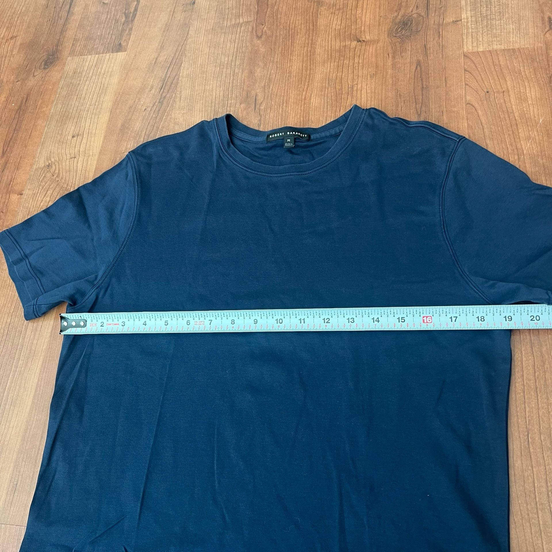 Robert Barakett The Barakett T Size M Blue Night Pima Cotton Casual Jersey Tee 8