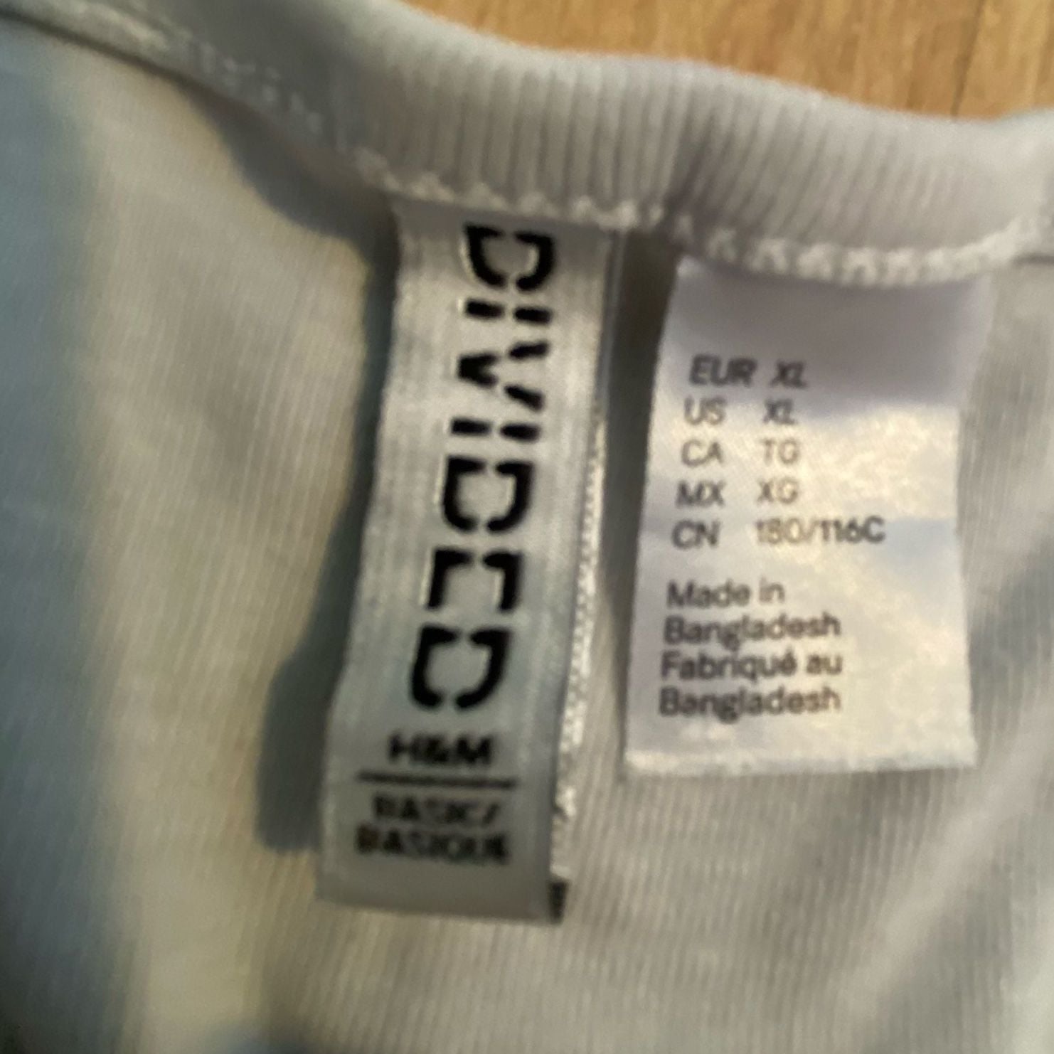 H&M Button Front Scoop Neck T-Shirt Size L 4