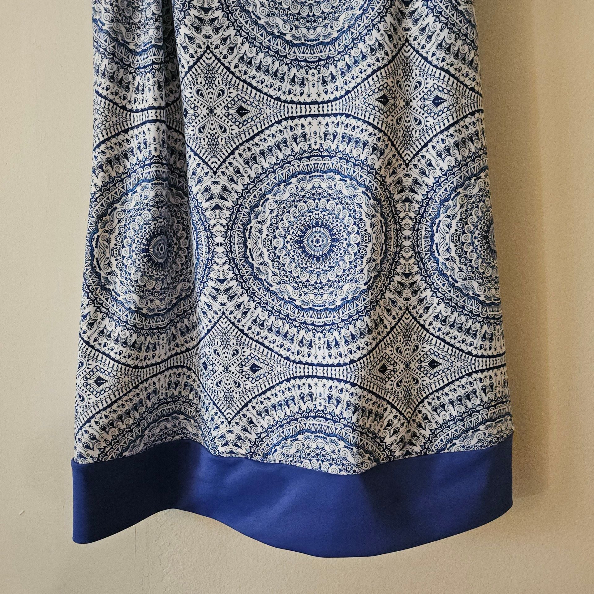 Kucheza Tank Dress white and Blue 310 4