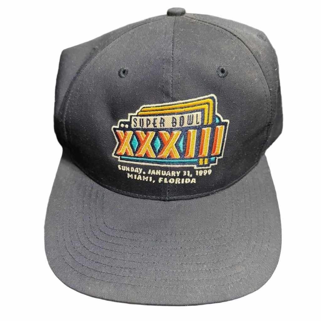 Vintage 1999 Super Bowl XXXIII Snapback Hat NFL Twins Enterprise NWT 2