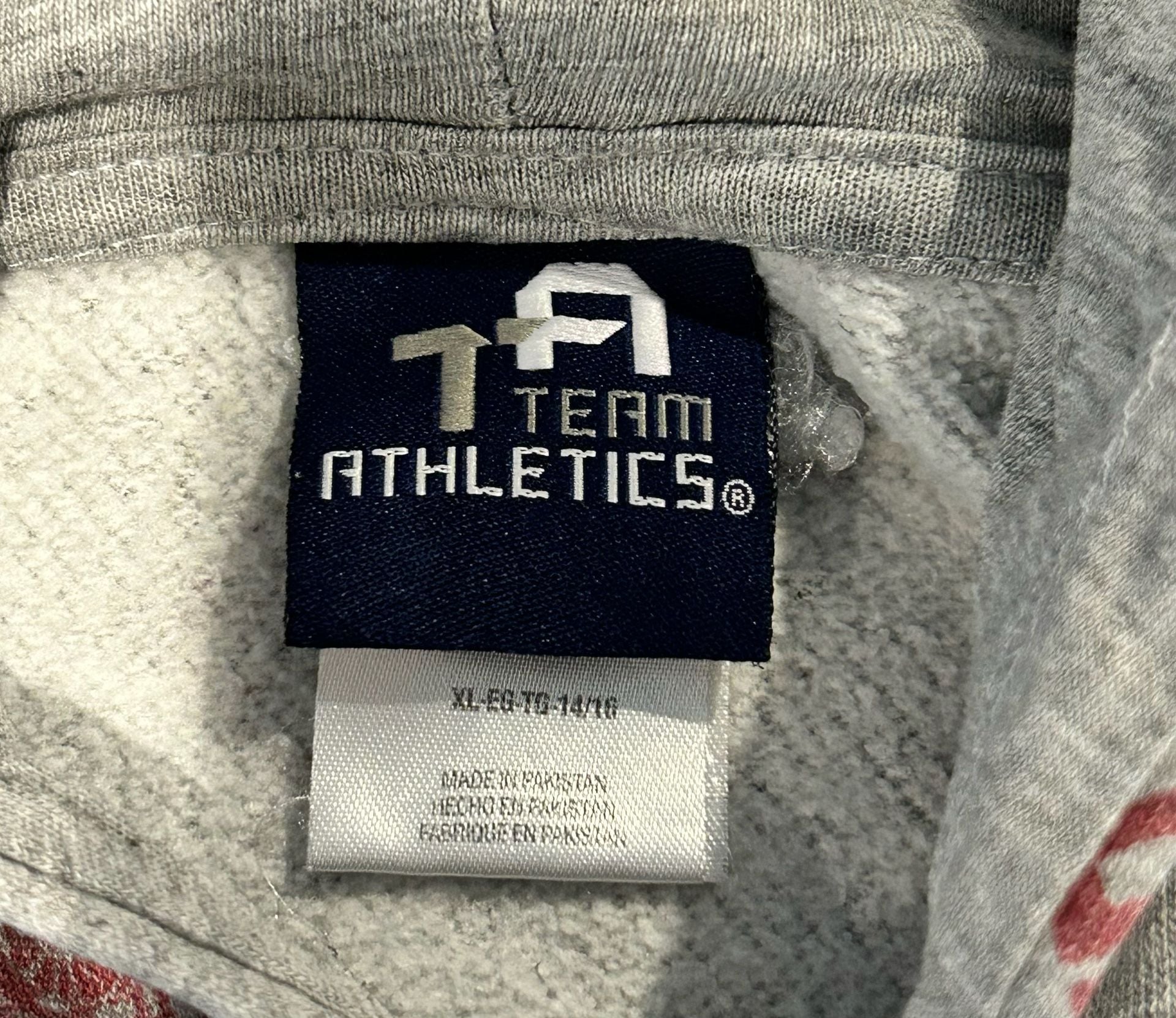 Team Athletics Oklahoma Sooners Hoodie Size XL-EG-TG-14/16 Gray 3