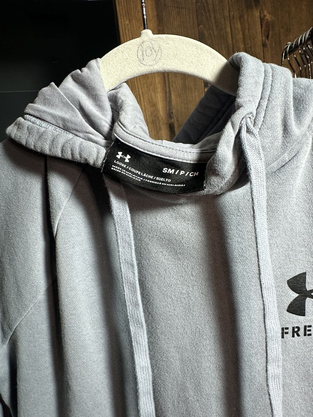 Under Armour Freedom Hoodie Size Small Gray 3