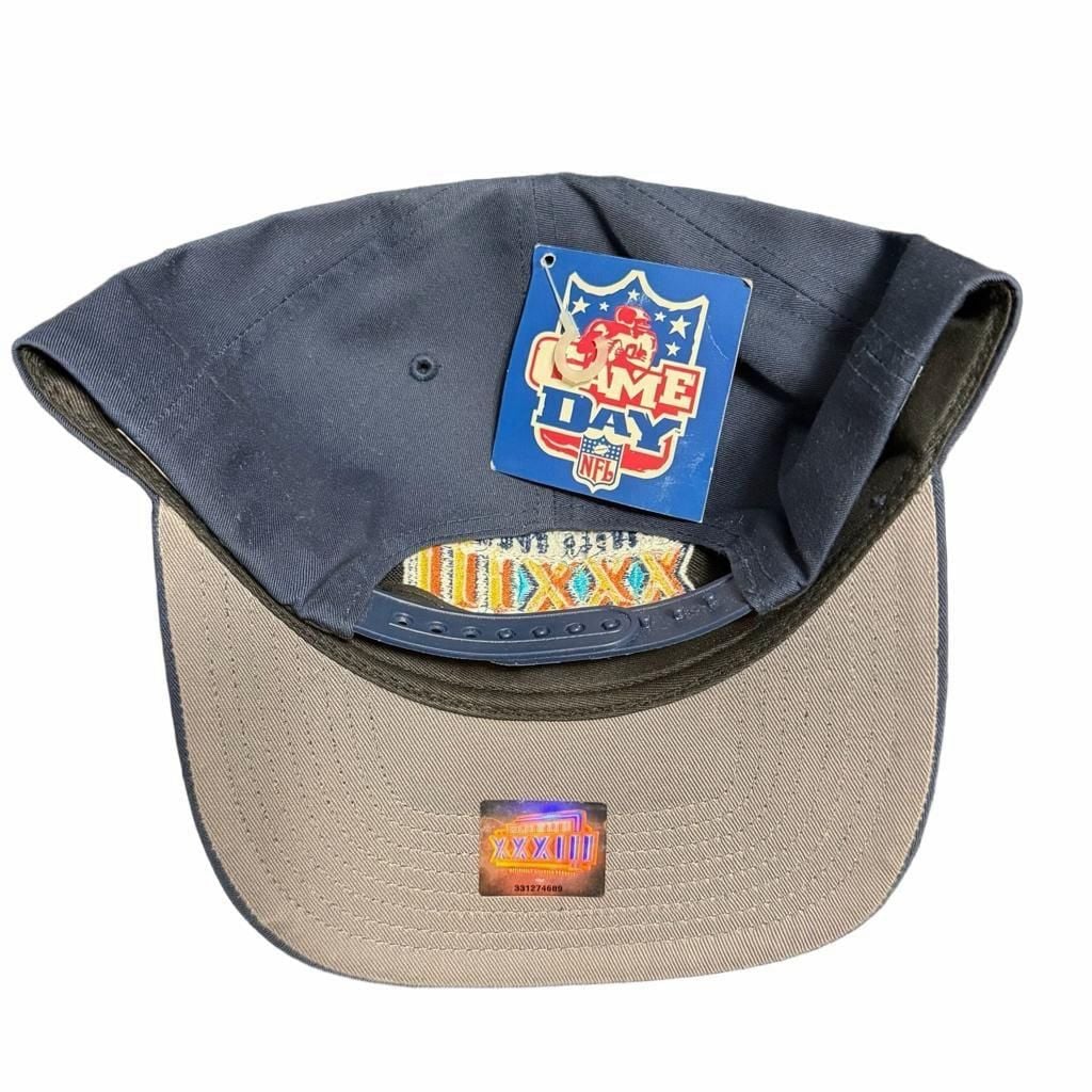 Vintage 1999 Super Bowl XXXIII Snapback Hat NFL Twins Enterprise NWT 3