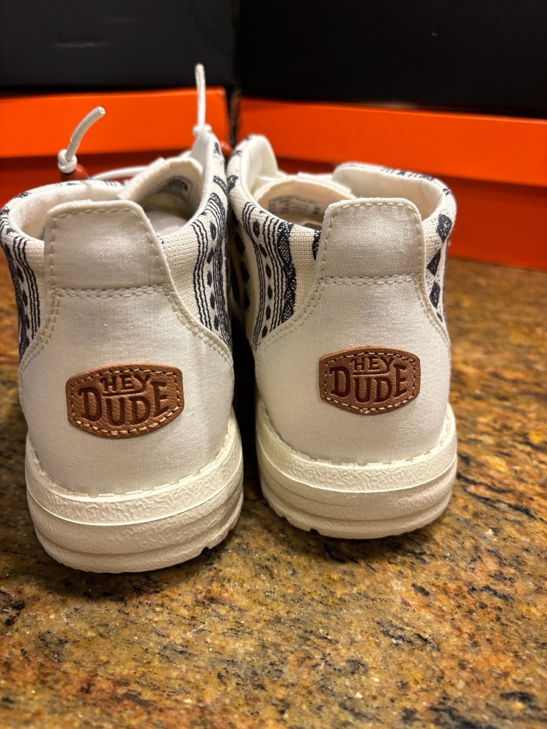 Hey Dude Wendy Mid Boho Mix Size 8 Baja Cream Shoes 8