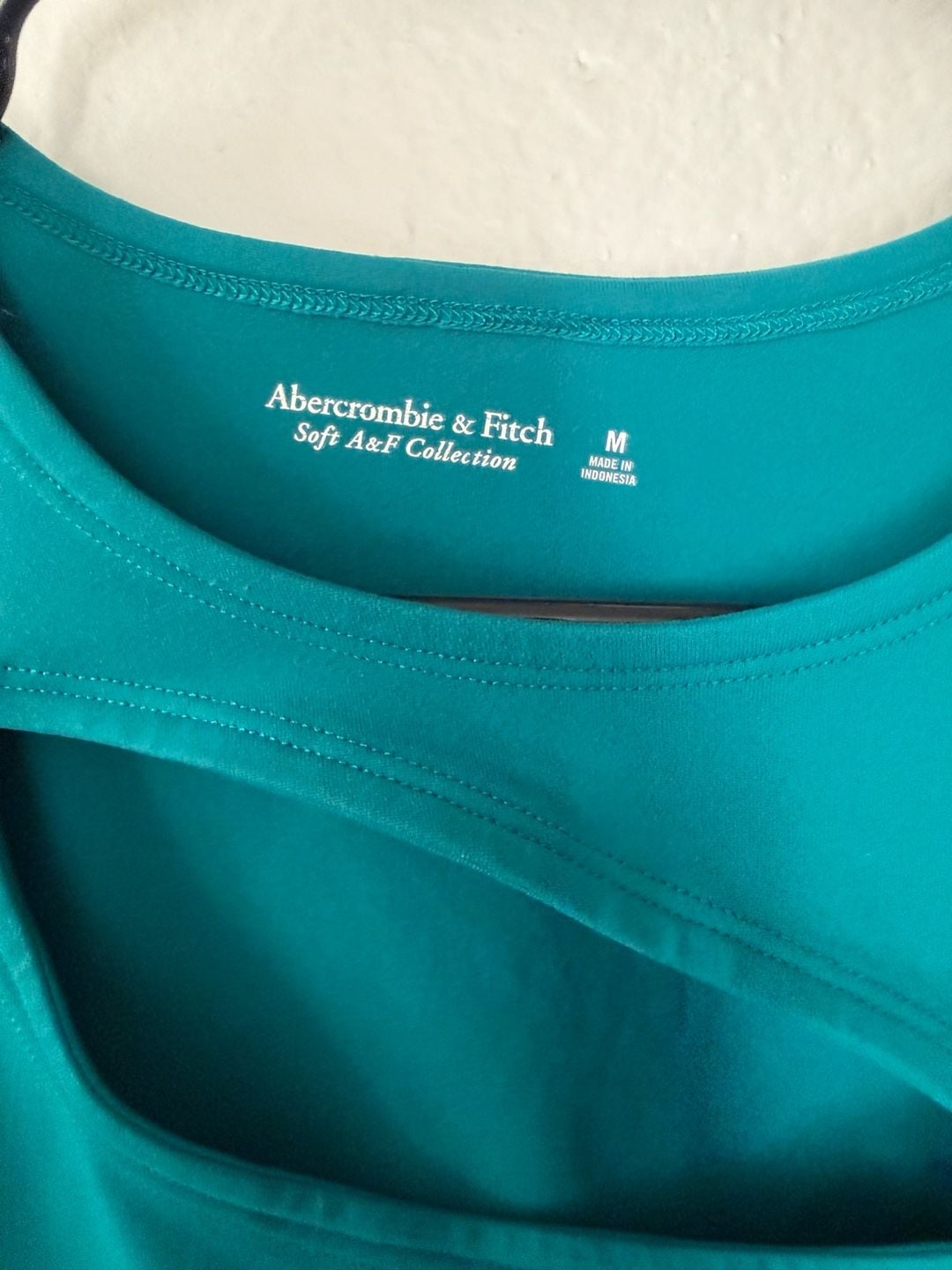 Abercrombie & Fitch Cutout Bodysuit Size M Teal Long Sleeve 5