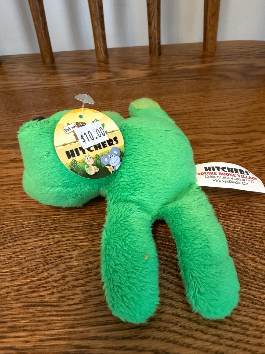 Squire Boone Village Hitchers Frog Plush Stuffed Animal Toy 3