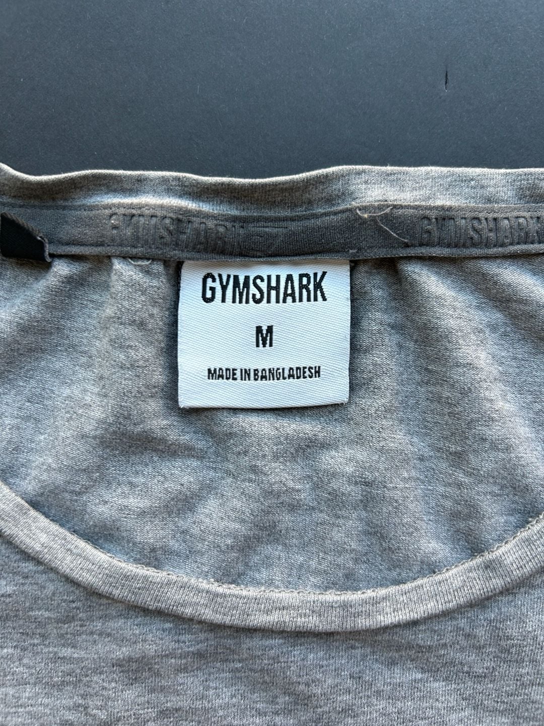 Gymshark T-Shirt Size M Grey Athletic 7