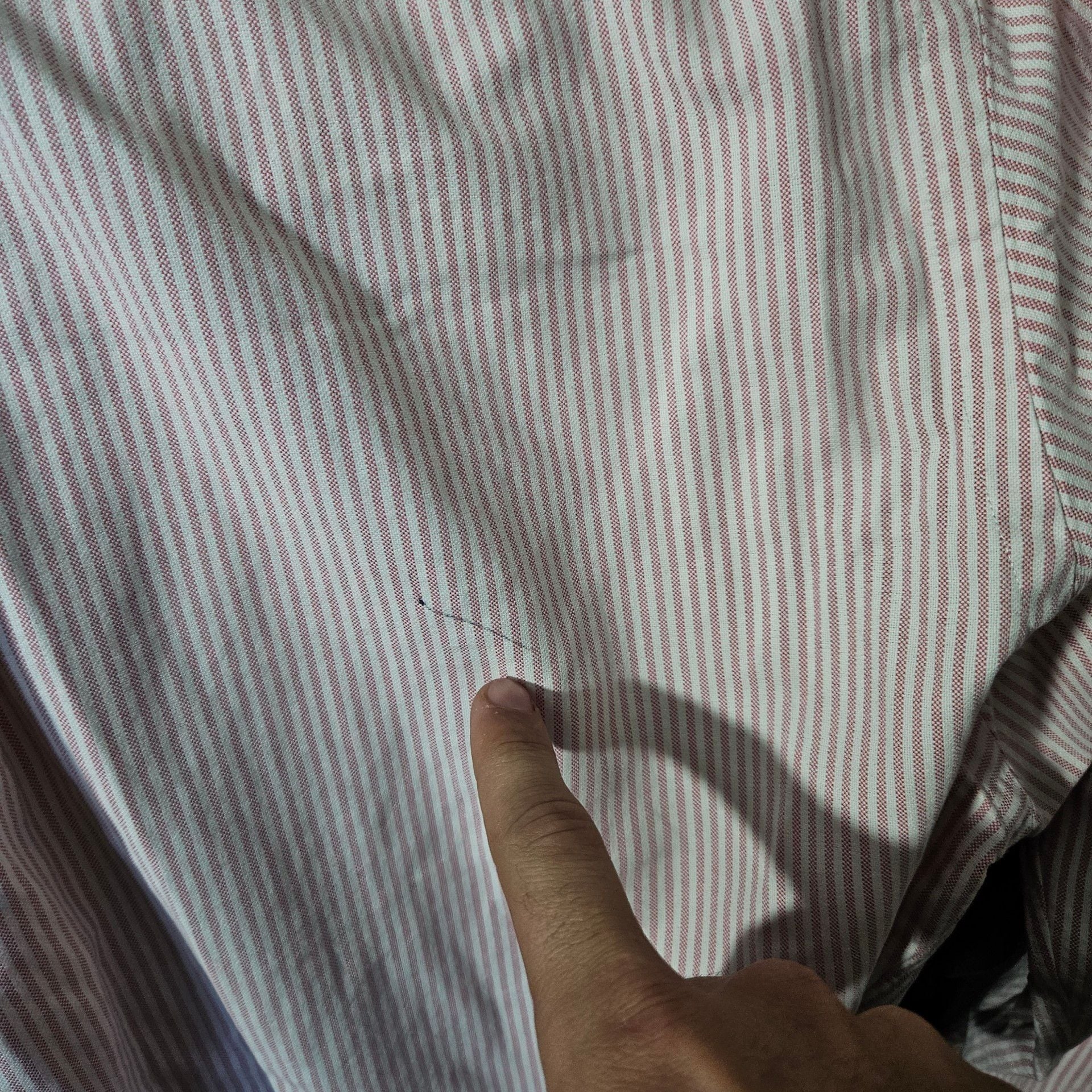 Ralph Lauren Flesh Pony Striped Button Down Shirt 8