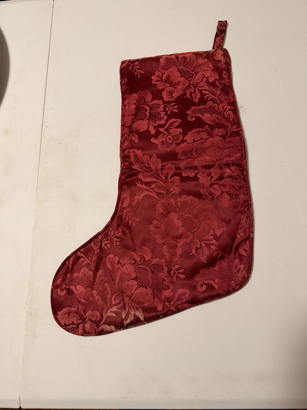 Needlepoint by Hand Santa Christmas Stocking Needlepoint Brocade 2