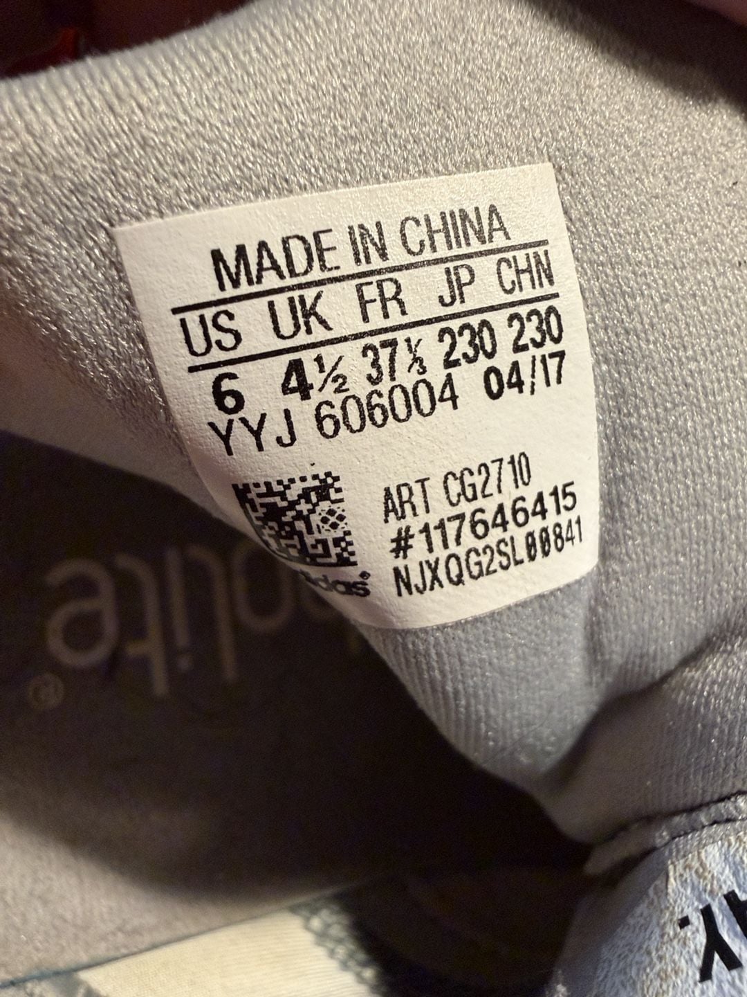 LUS 6 Adidas CrazyPower Trainer Size 6 Gray Shoes 6