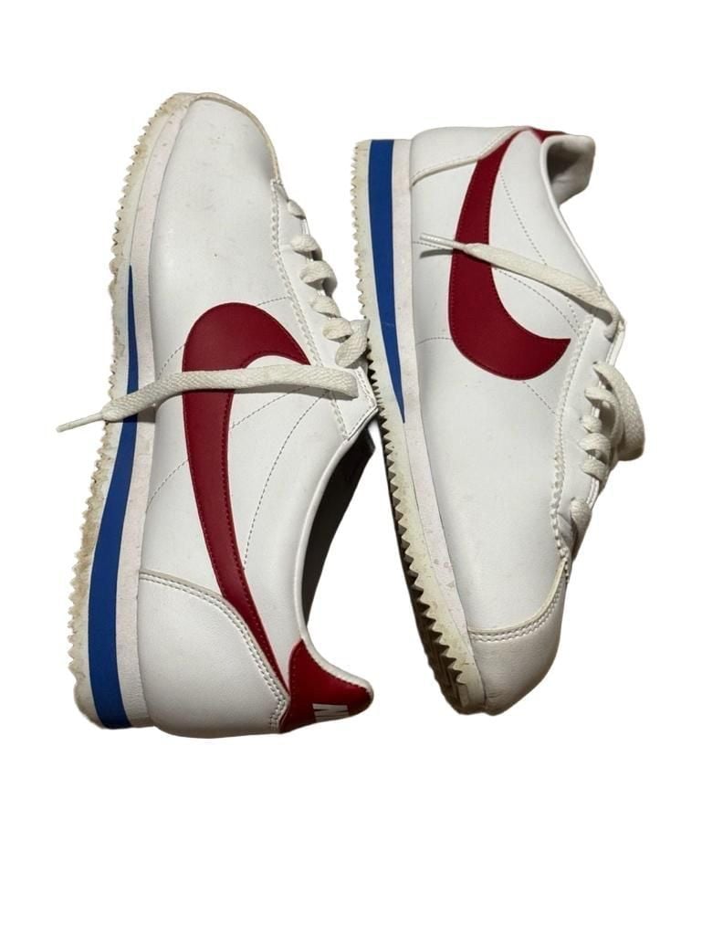 Women’s Nike Cortez Classic Size 12 White Varsity Red Royal Blue “Forest Gump” 2