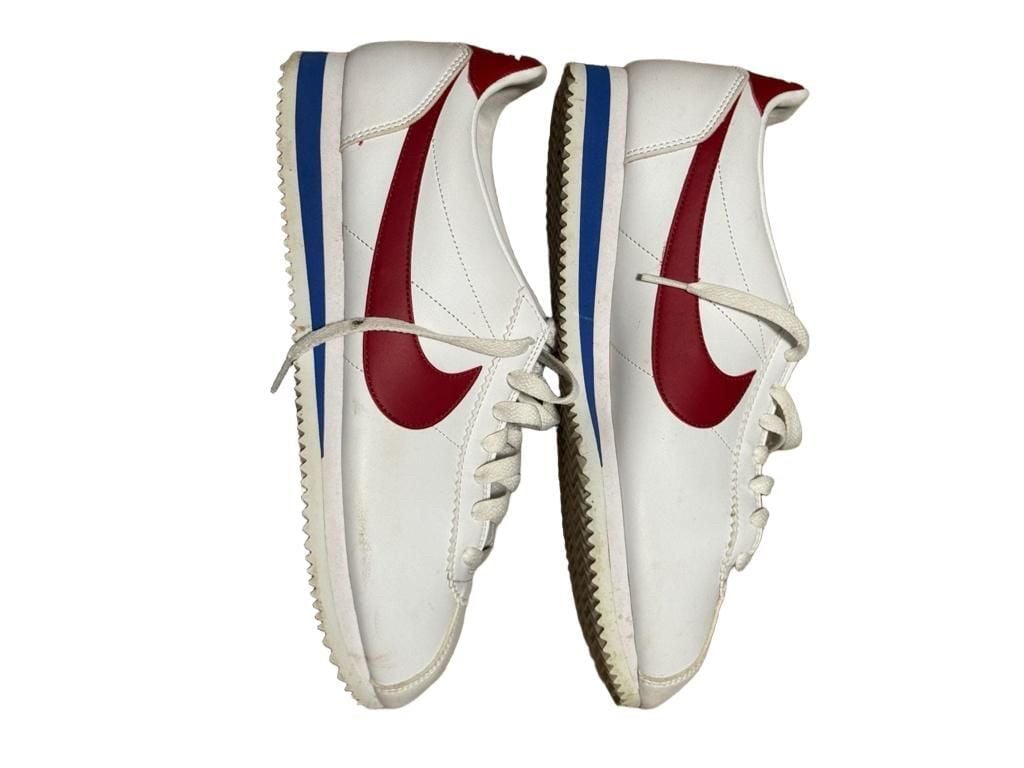 Women’s Nike Cortez Classic Size 12 White Varsity Red Royal Blue “Forest Gump” 4