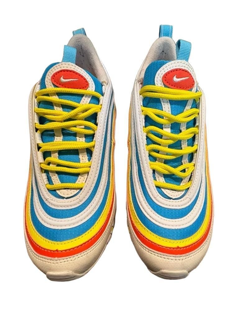 Nike Air Max 97 White Multicolor 5 youth/ 6.5 women 4