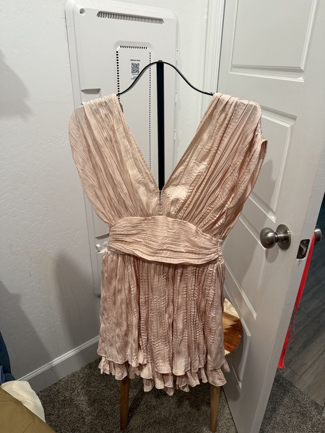 NWT Womens Free People Beige Cream Dress 2