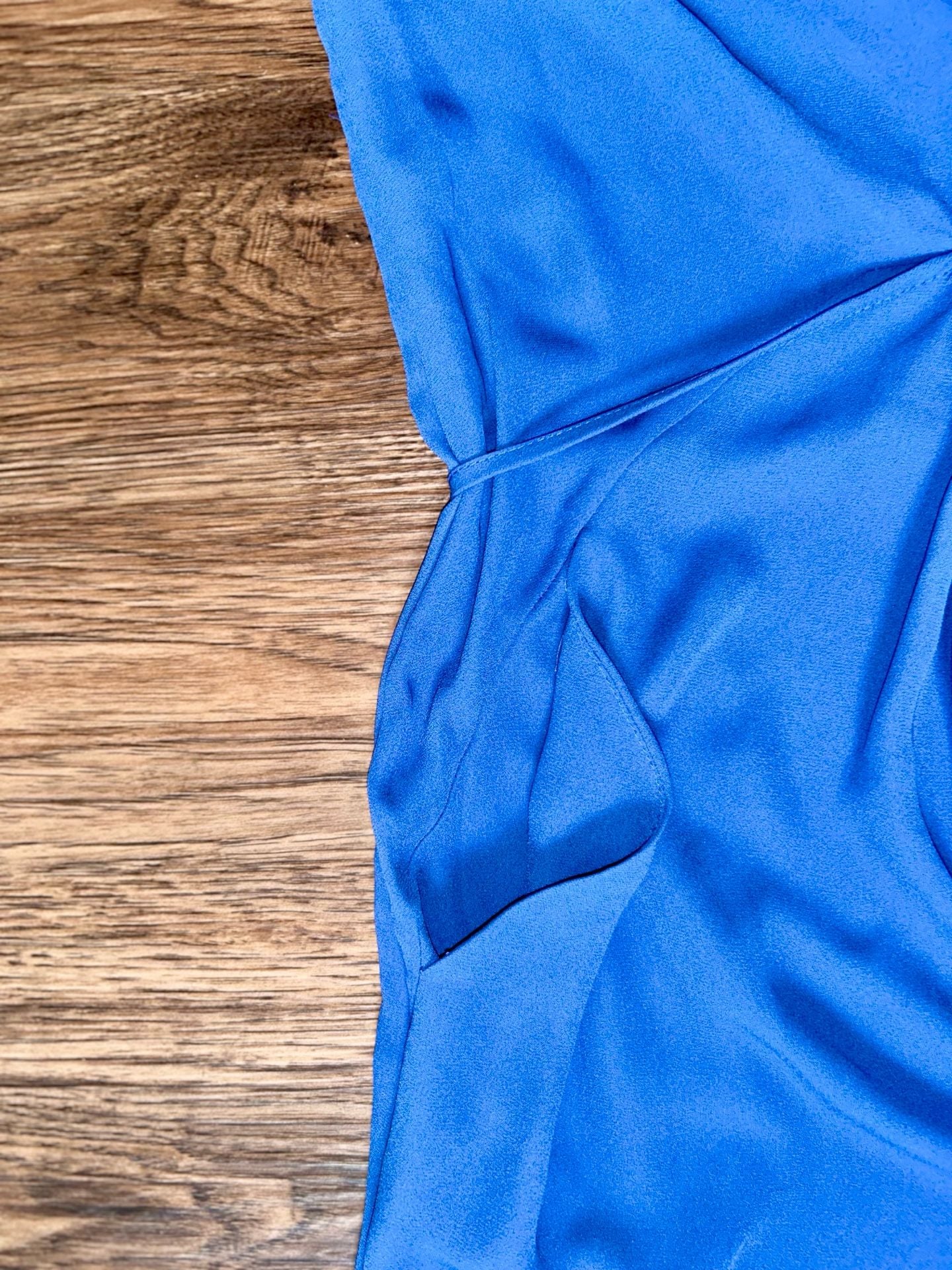 Collective Concepts Dress Size XS Royal Blue Sleeveless Cowl Neck NWT 5
