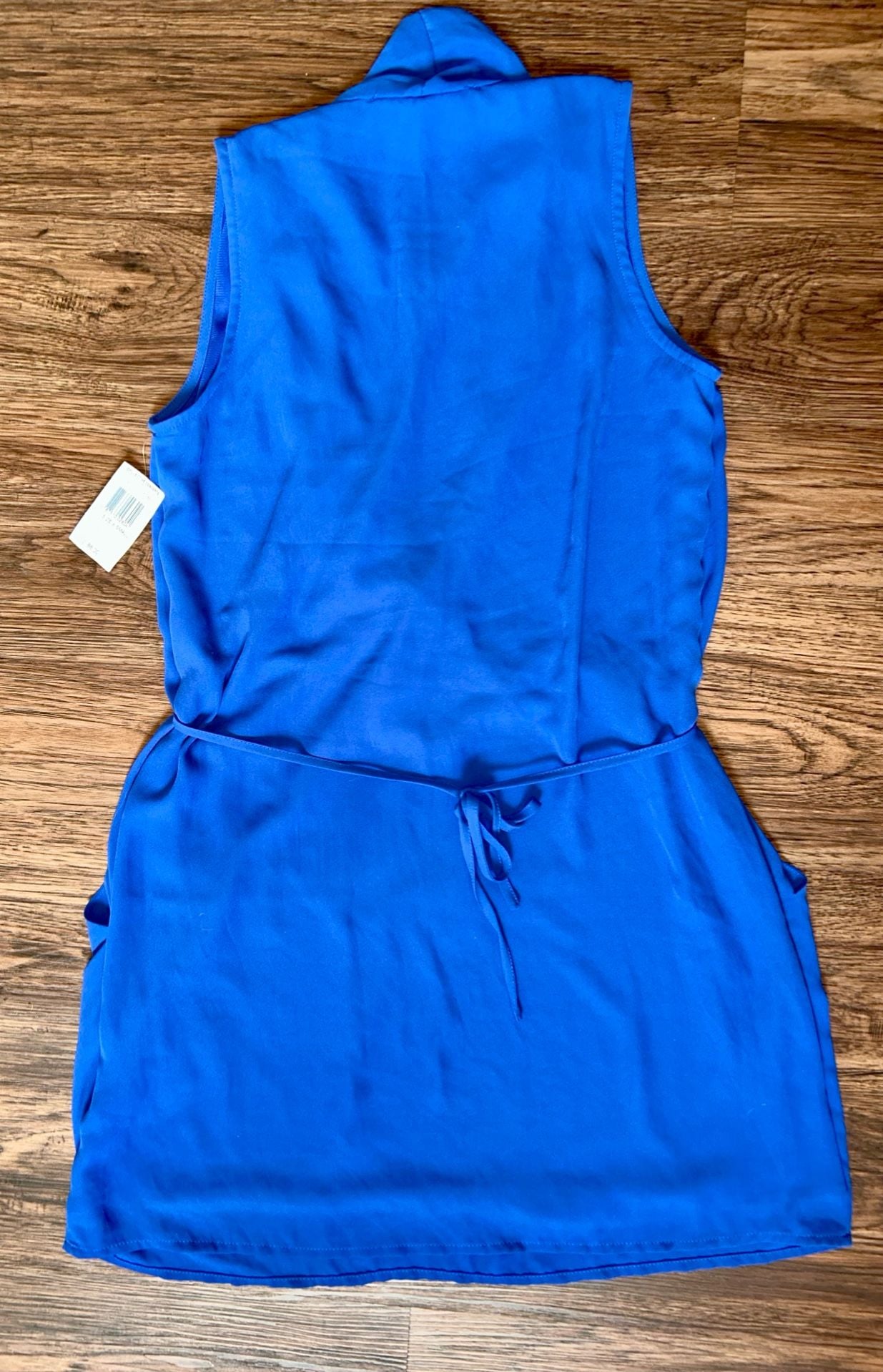 Collective Concepts Dress Size XS Royal Blue Sleeveless Cowl Neck NWT 6