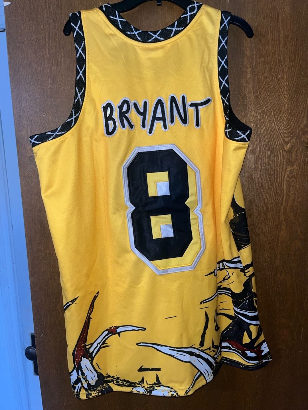 Brand Los Angeles Bryant 8 Basketball Jersey Size M 5