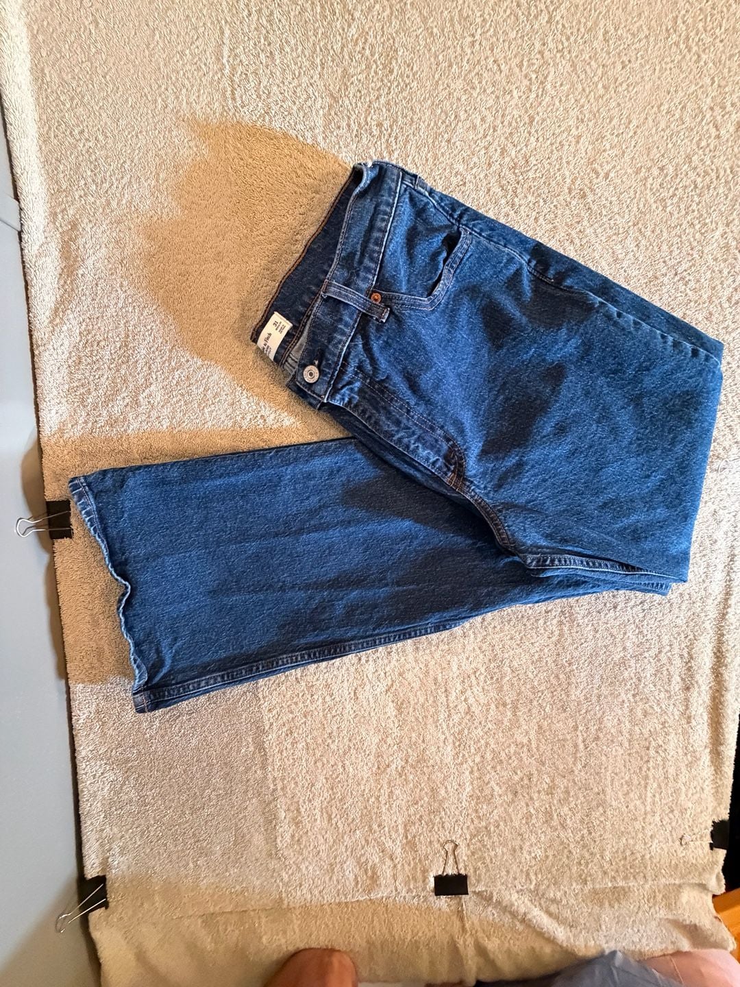 Abercrombie & Fitch High Rise Bootcut Jeans Size 31 Regular Blue 11