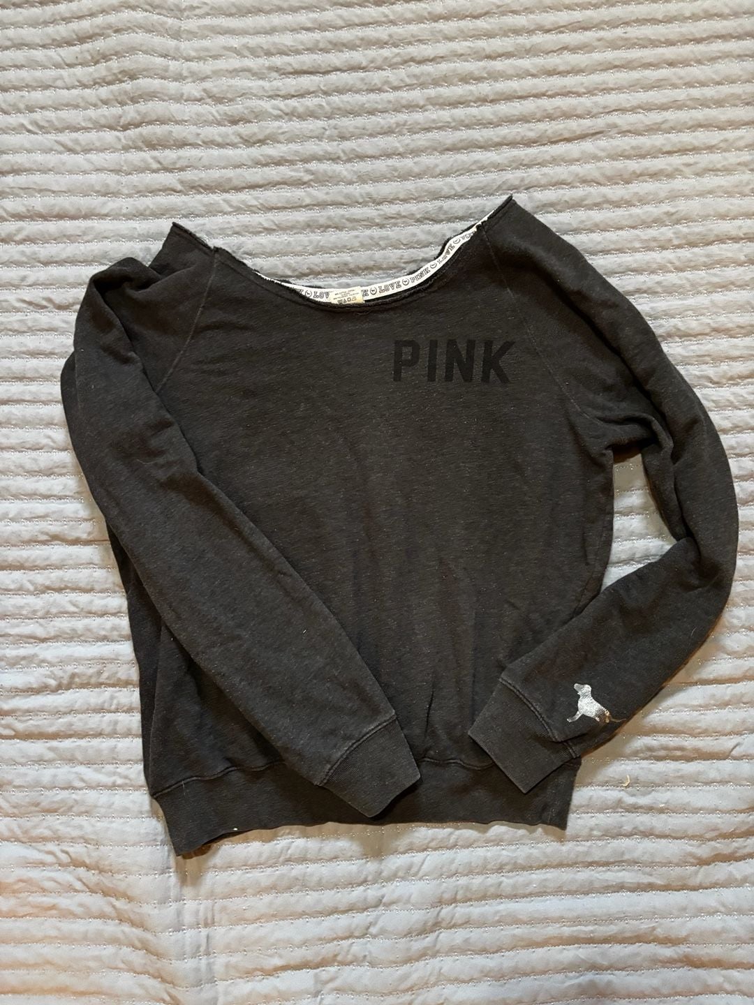 Victoria's Secret Pink Sweatshirt Grey 2