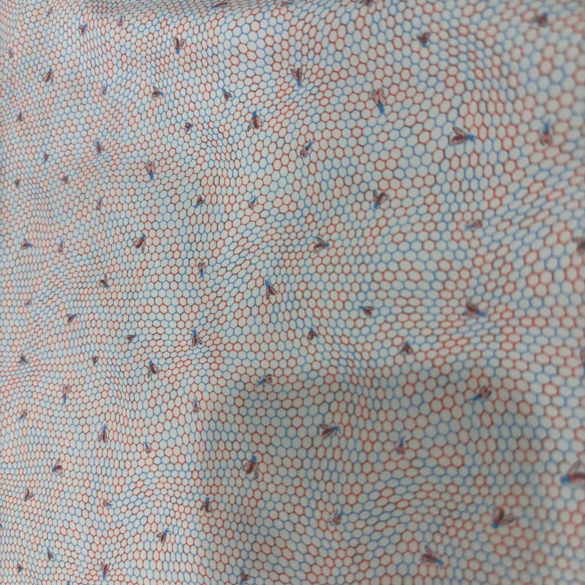 Peter Millar Fields Ranch Golf Polo Shirt Size L White Honeycomb 5