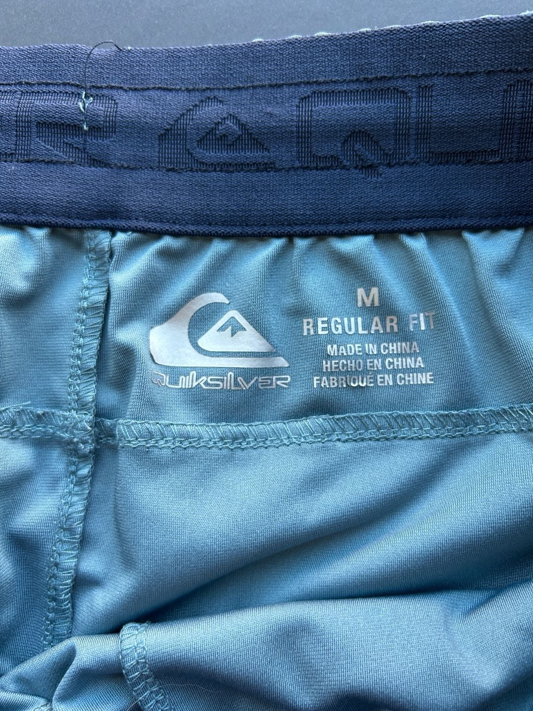 Quiksilver Athletic Shorts Size M Blue Unisex 3