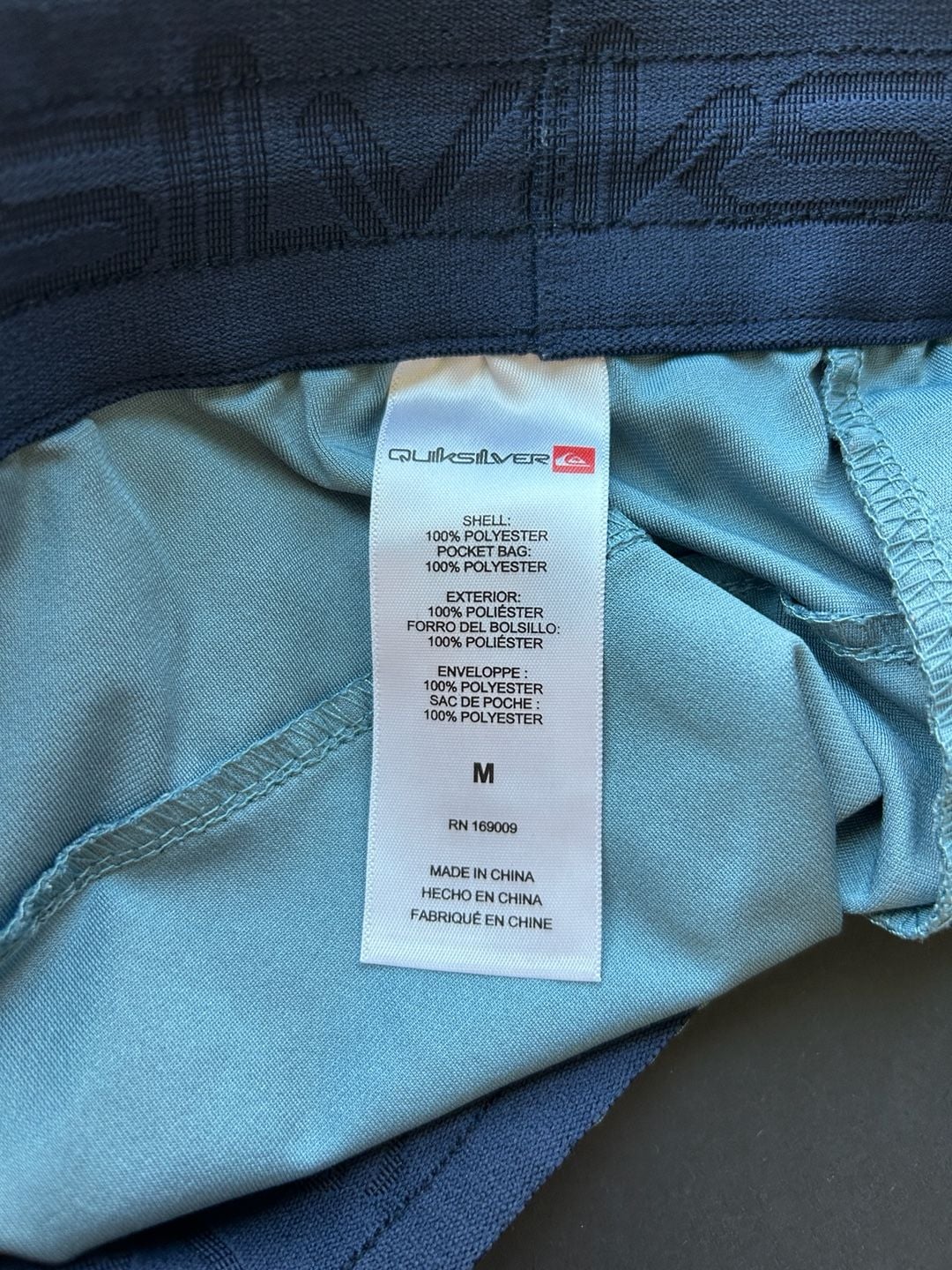 Quiksilver Athletic Shorts Size M Blue Unisex 5