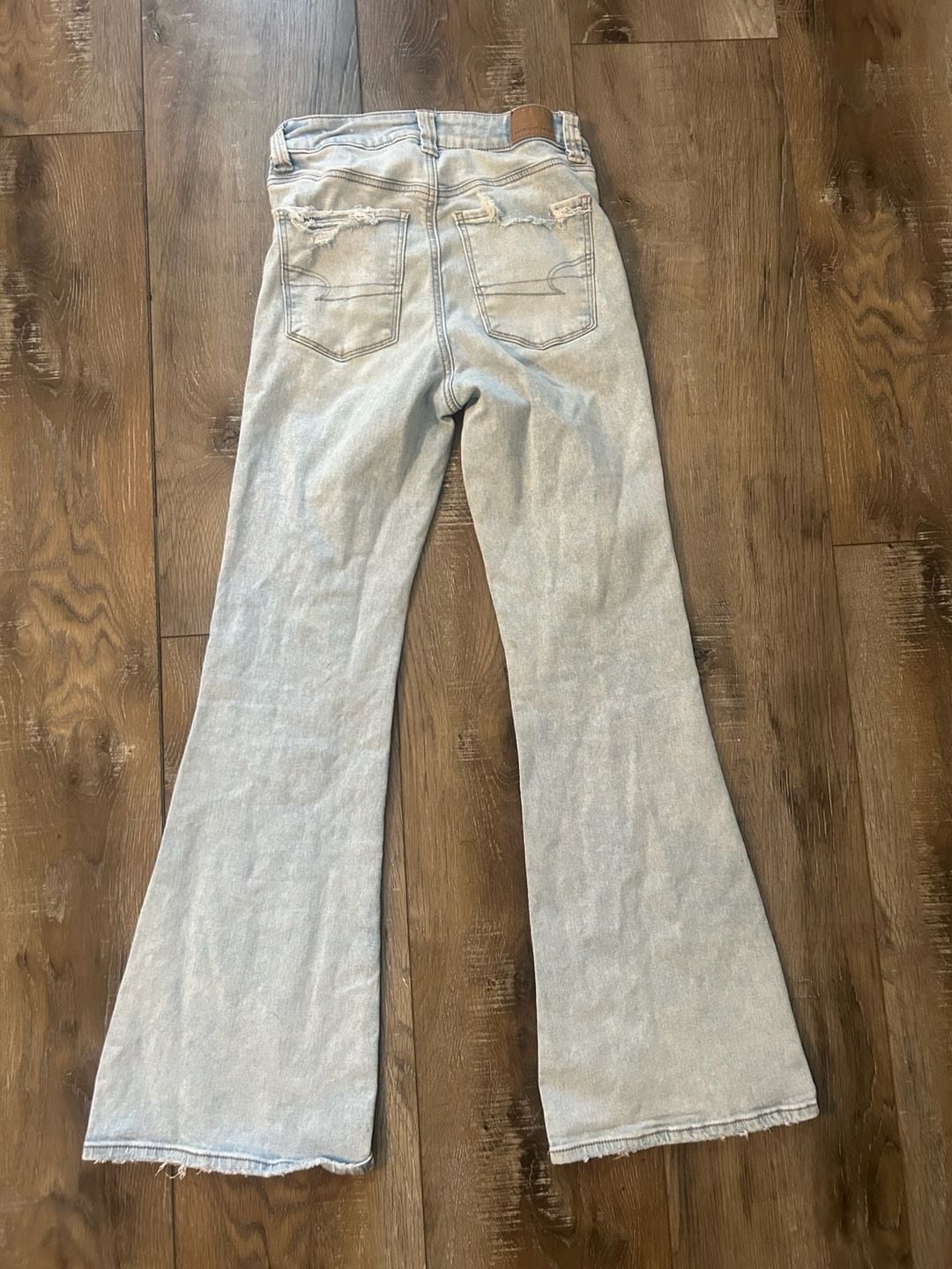 American Eagle Flare Jeans Light Wash Size 2 8