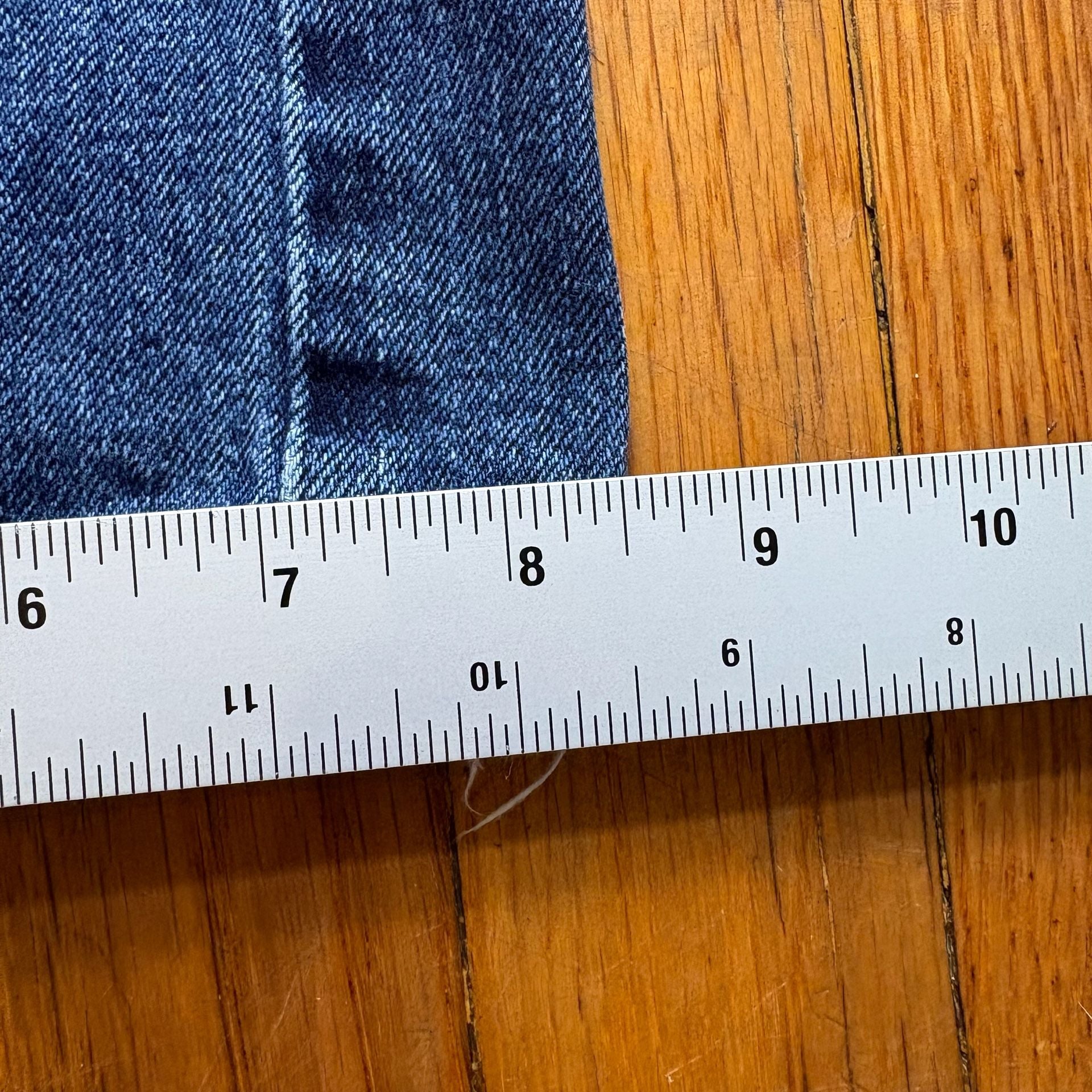 Hollister Bootcut Jeans 34x32 Blue Denim Boot Cut Distressed 6