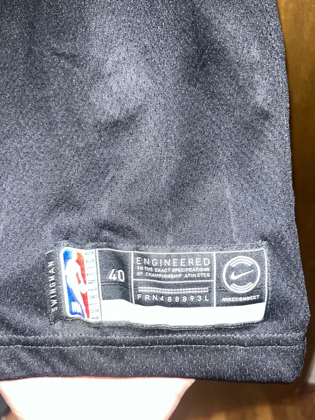 Nike Chicago Bulls Jersey Size 40 Black 3