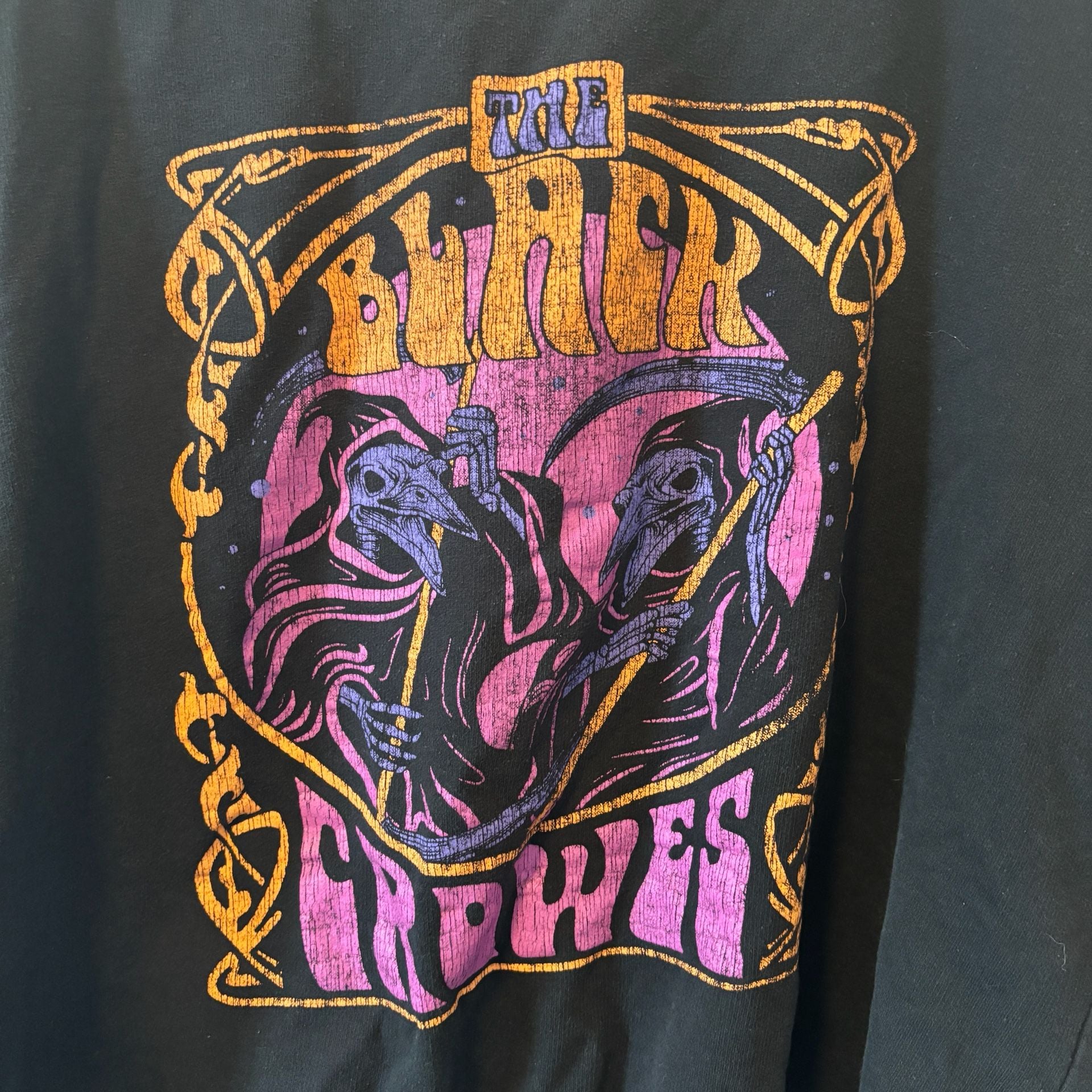 The Black Crowes Band Sweatshirt Black Graphic Print 3