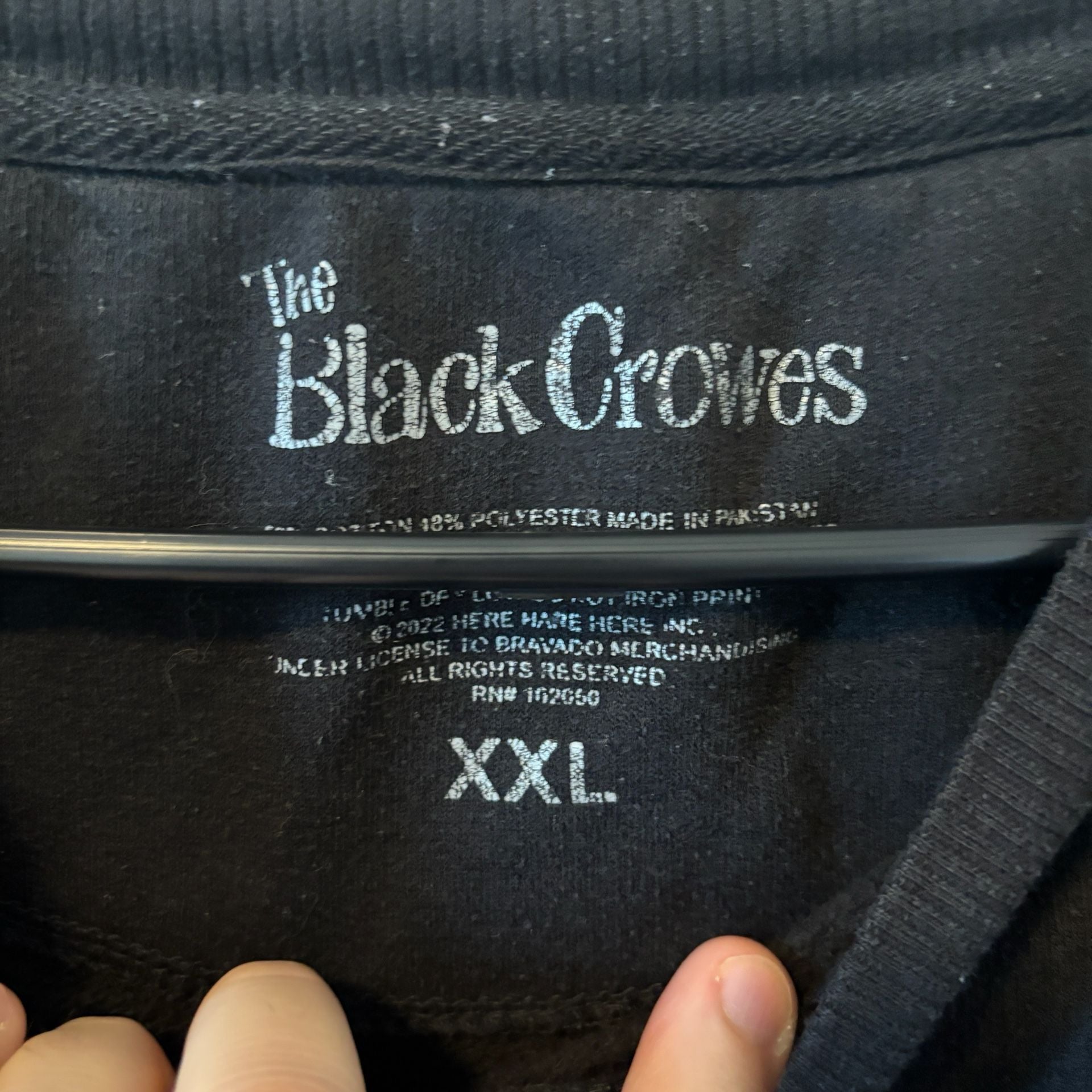 The Black Crowes Band Sweatshirt Black Graphic Print 4