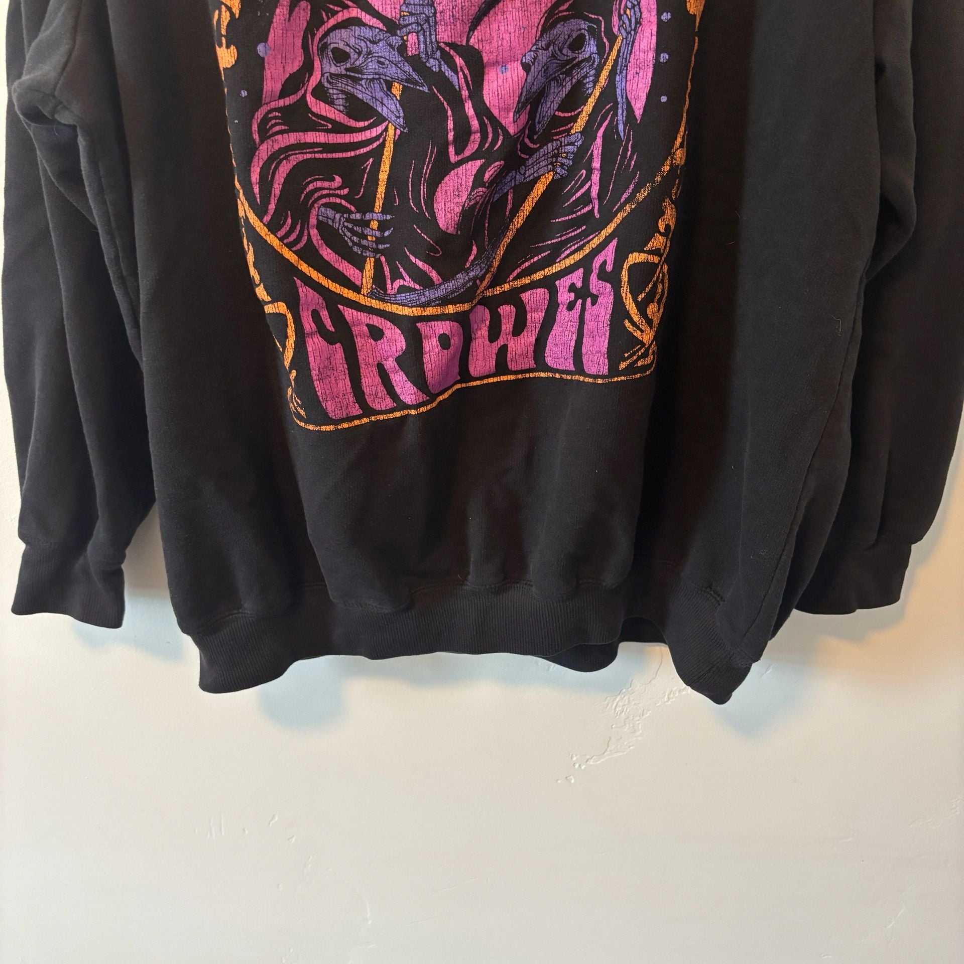 The Black Crowes Band Sweatshirt Black Graphic Print 5