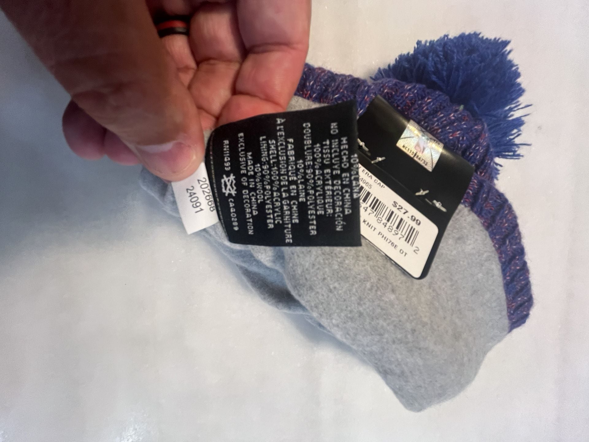 New Era Philadelphia 76ers Sport Knit Beanie OSFM 7