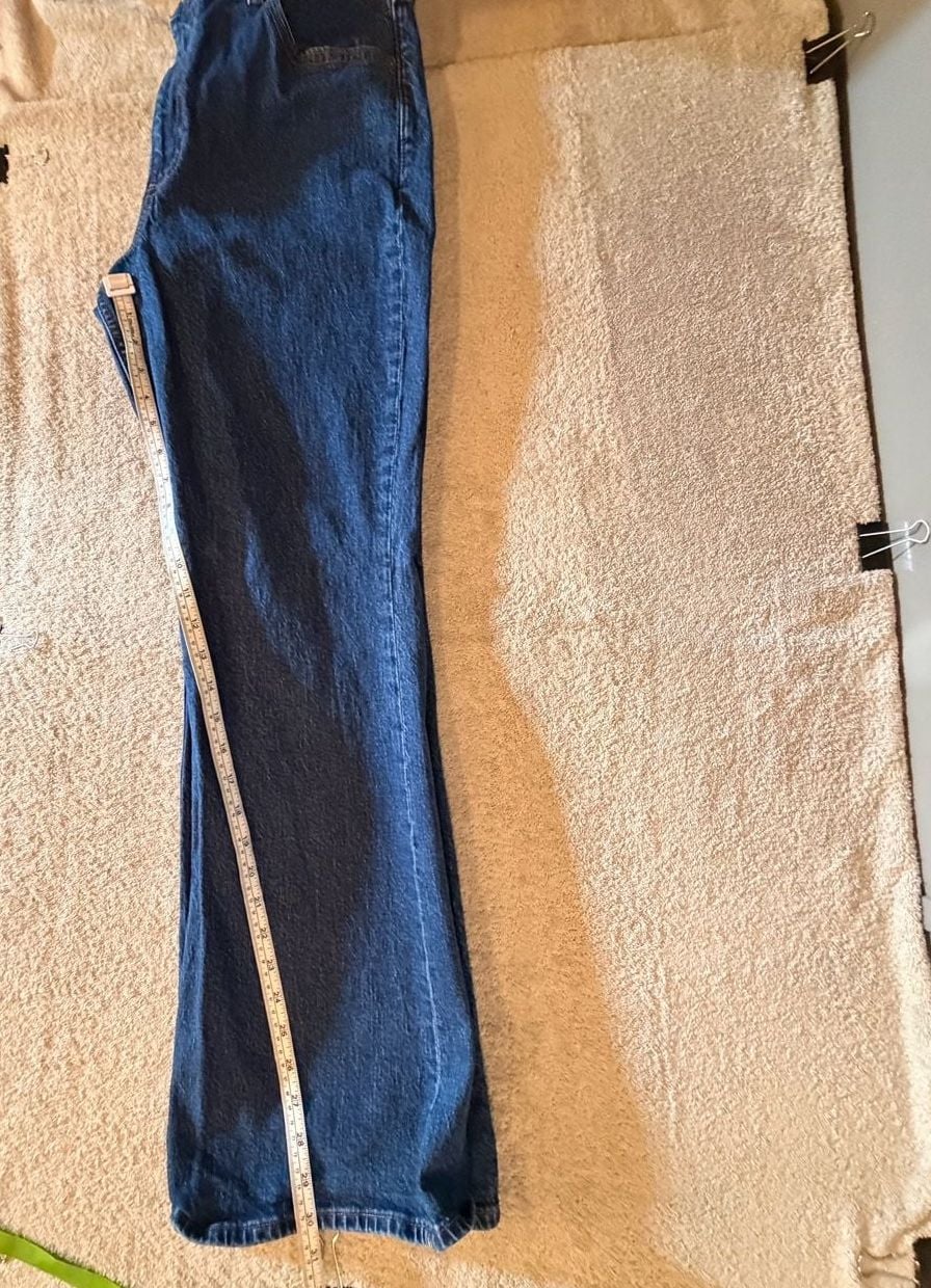 Abercrombie & Fitch High Rise Bootcut Jeans Size 31 Regular Blue 10