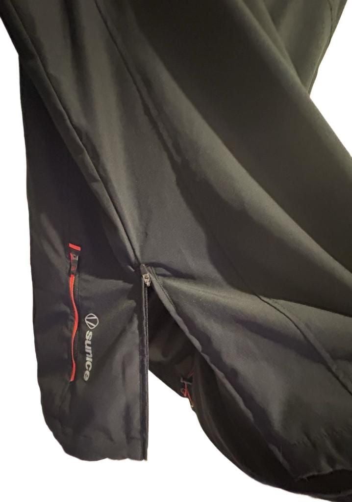 Sunice Golf Vest Size L Black Red Half Zip Outerwear 6