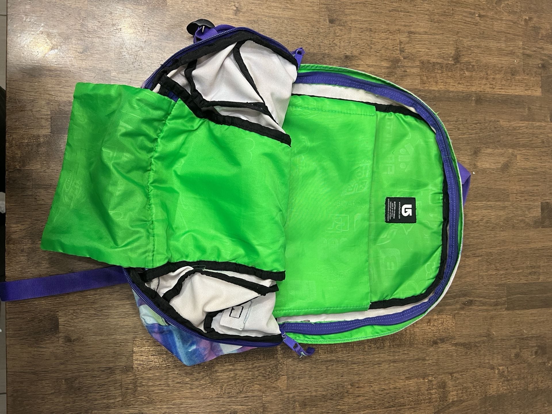 Burton Multicolored Striped Backpack 5